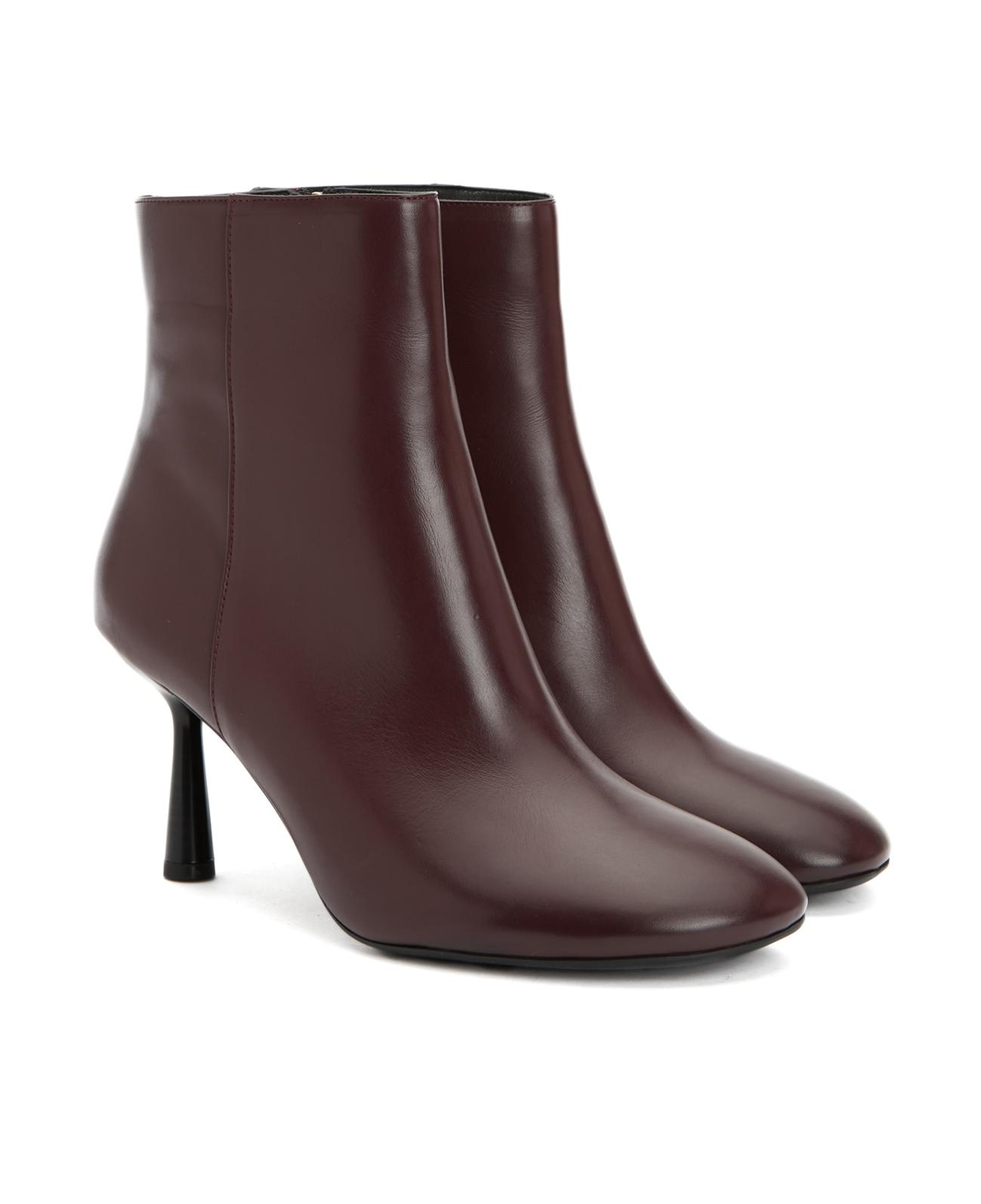 Divarese Kadın Bordo Deri Bot