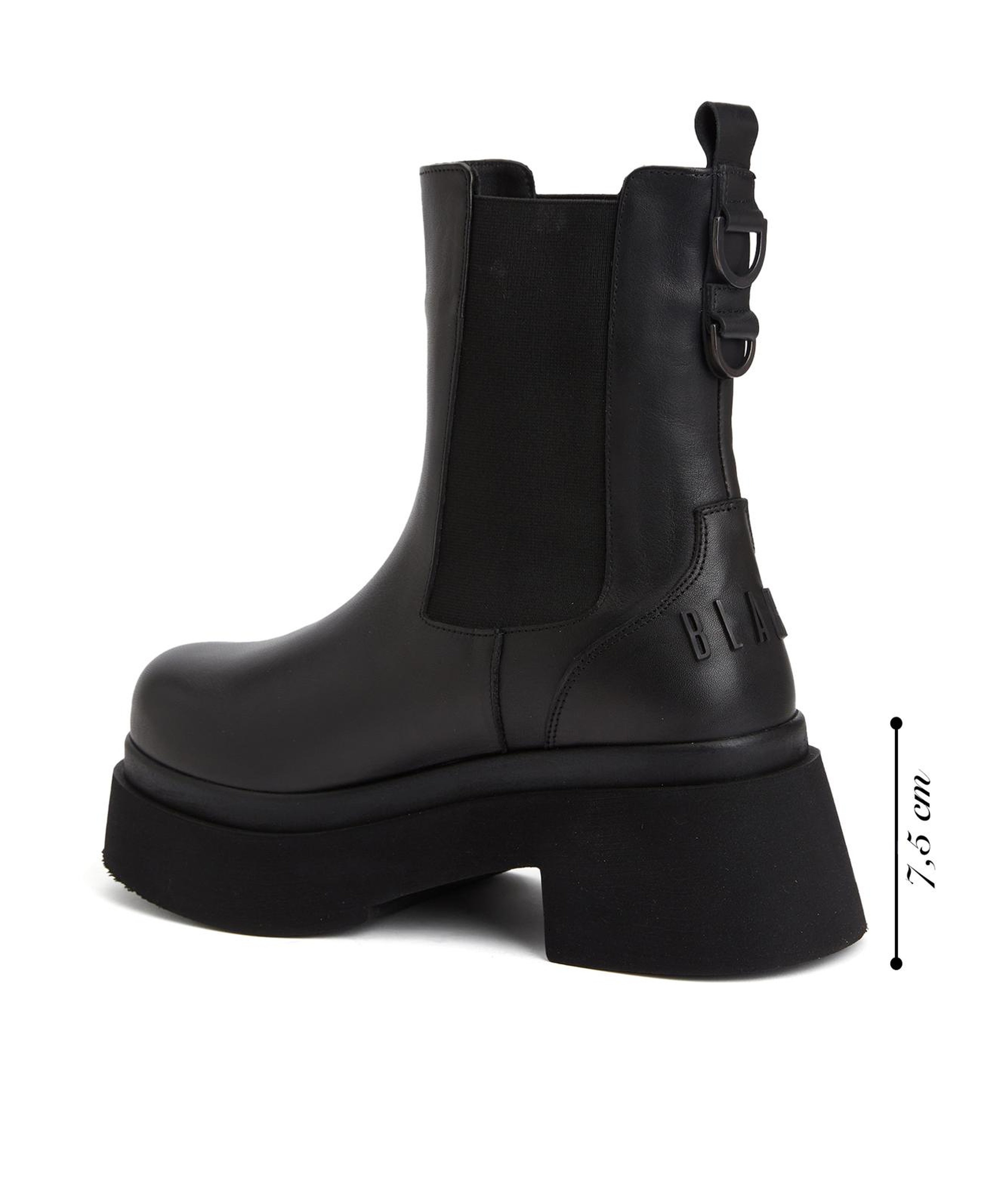 Divarese Black Kadın Siyah Chelsea Deri Bot