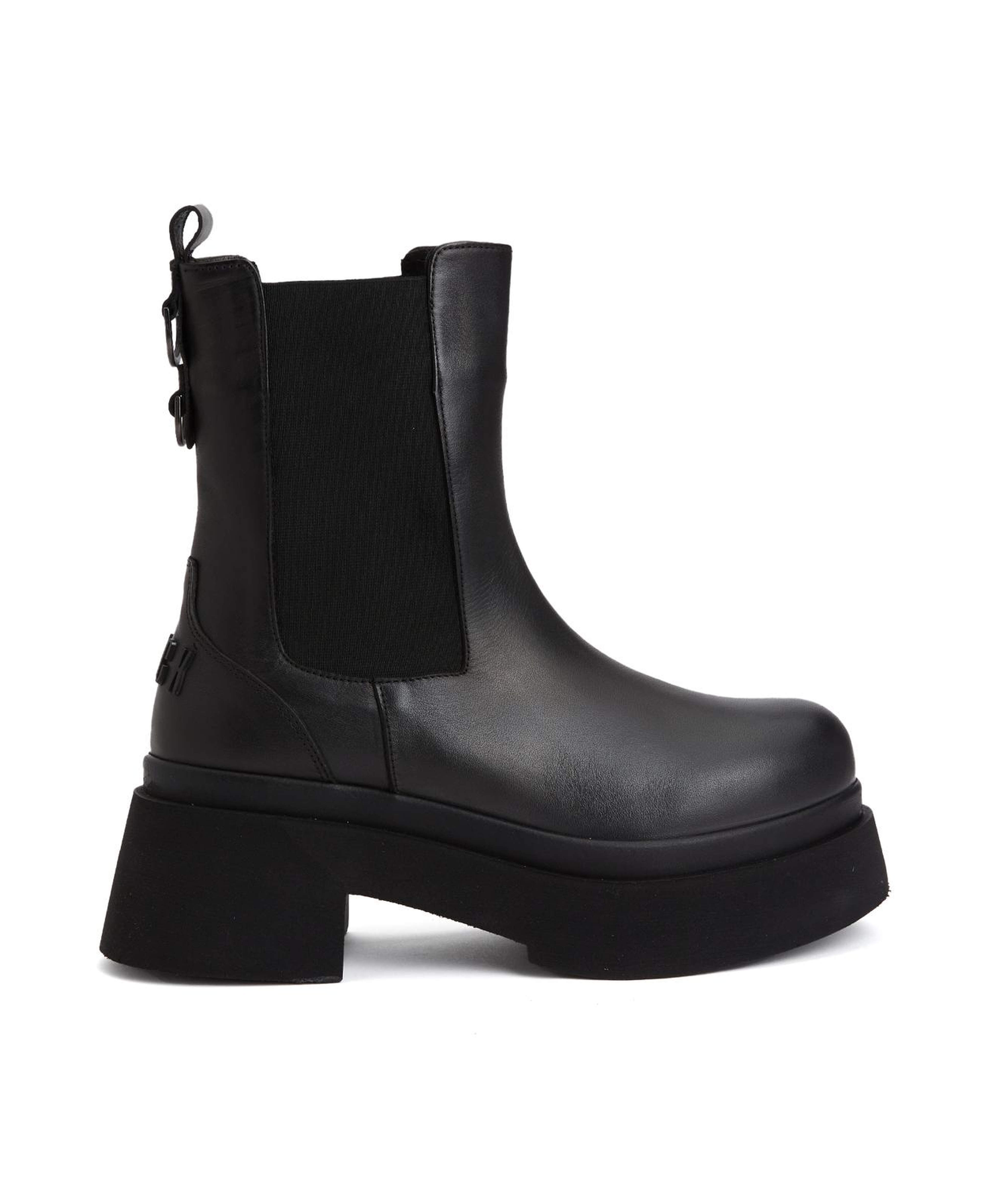 Divarese Black Kadın Siyah Chelsea Deri Bot