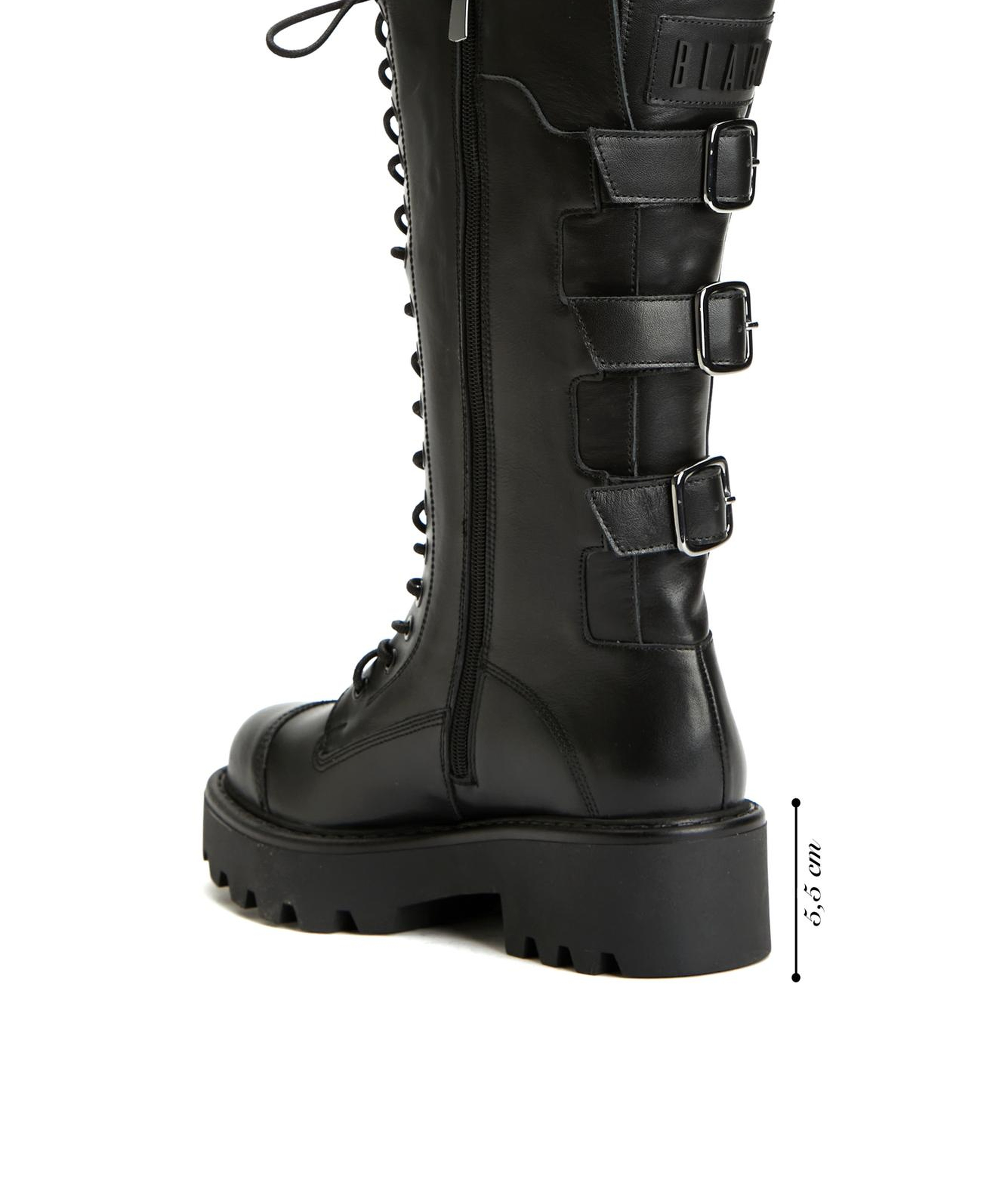 Divarese Kadın Siyah Deri Postal Bot