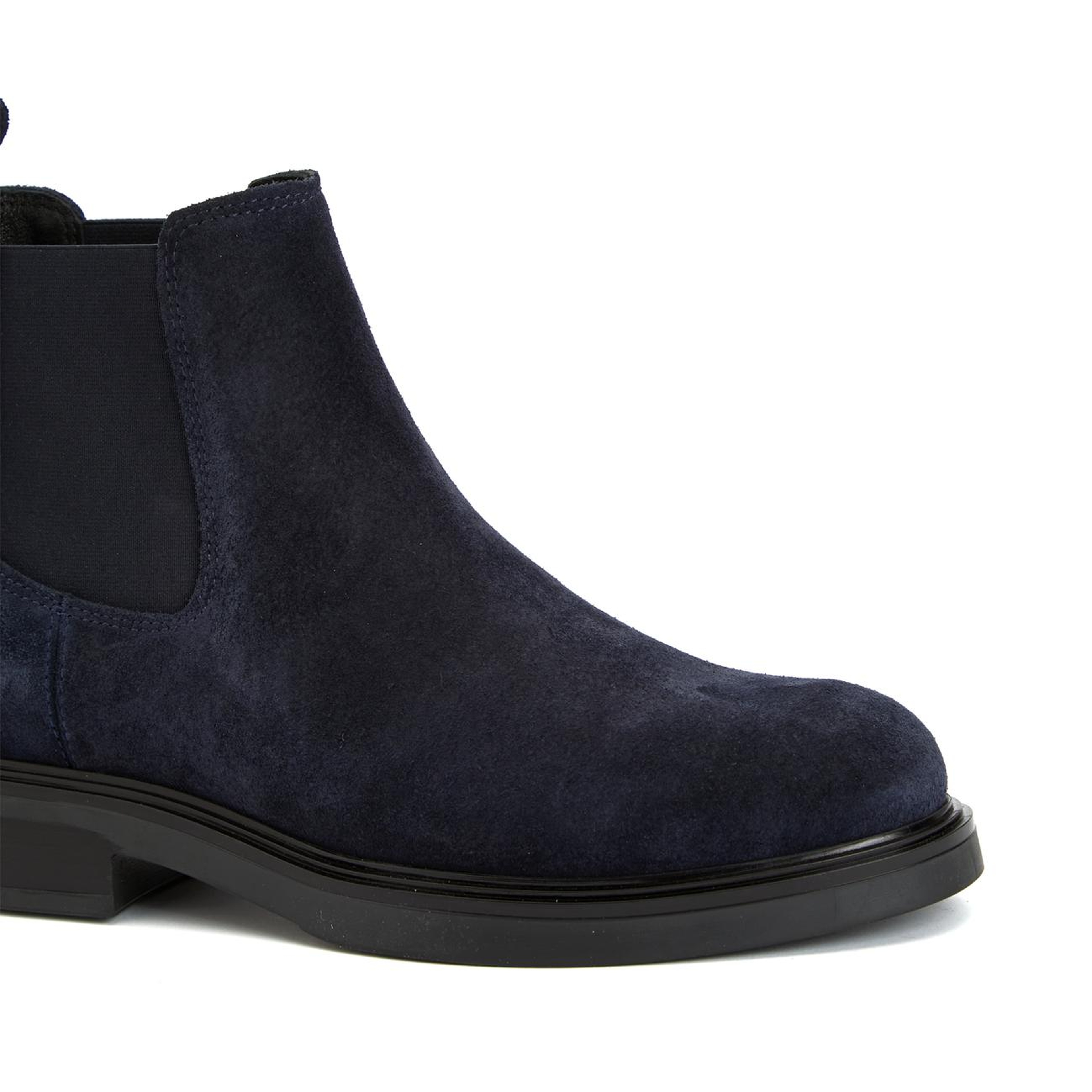 Divarese Kadın Lacivert Chelsea Süet Deri Bot