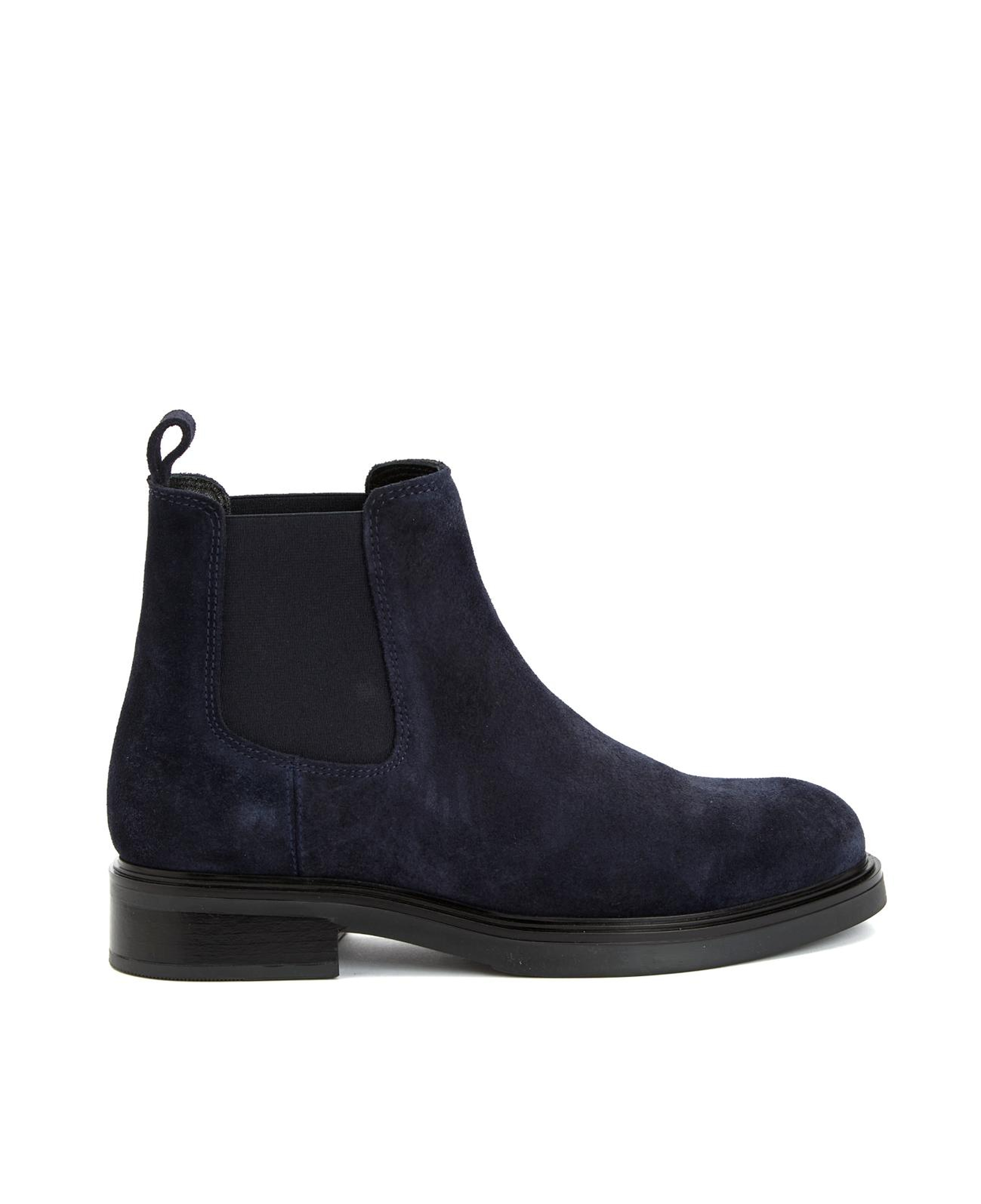 Divarese Kadın Lacivert Chelsea Süet Deri Bot