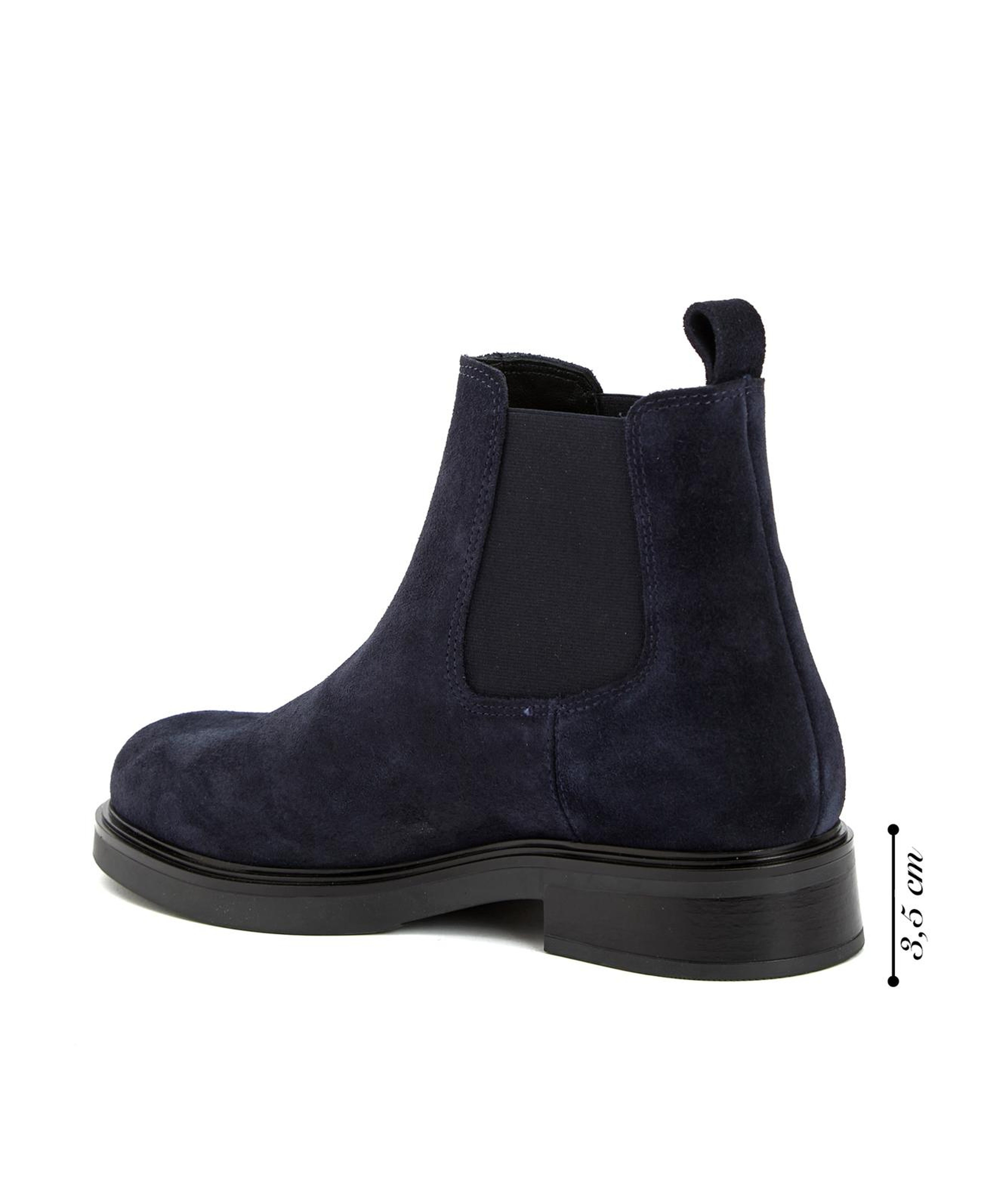 Divarese Kadın Lacivert Chelsea Süet Deri Bot