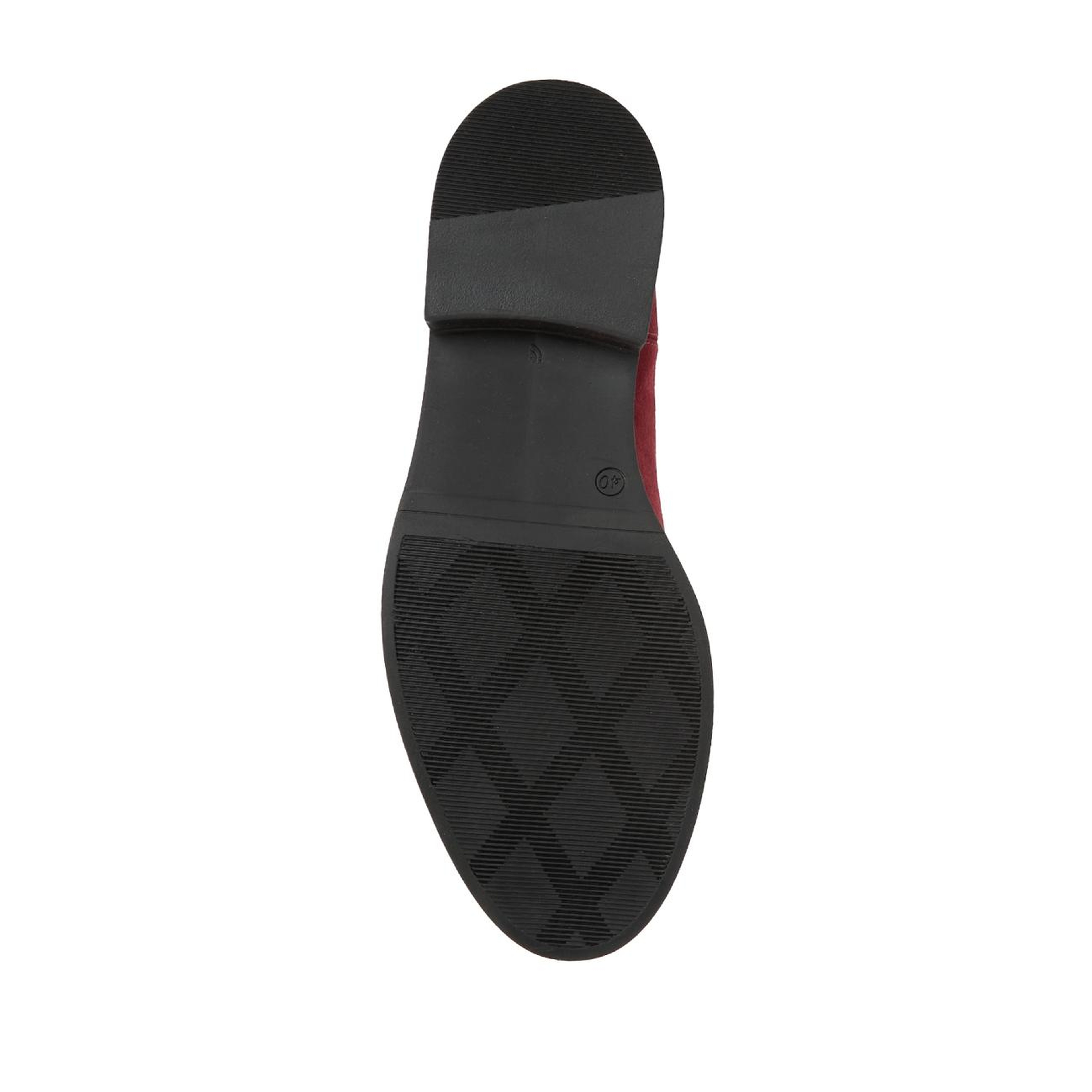 Divarese Kadın Bordo Chelsea Süet Deri Bot