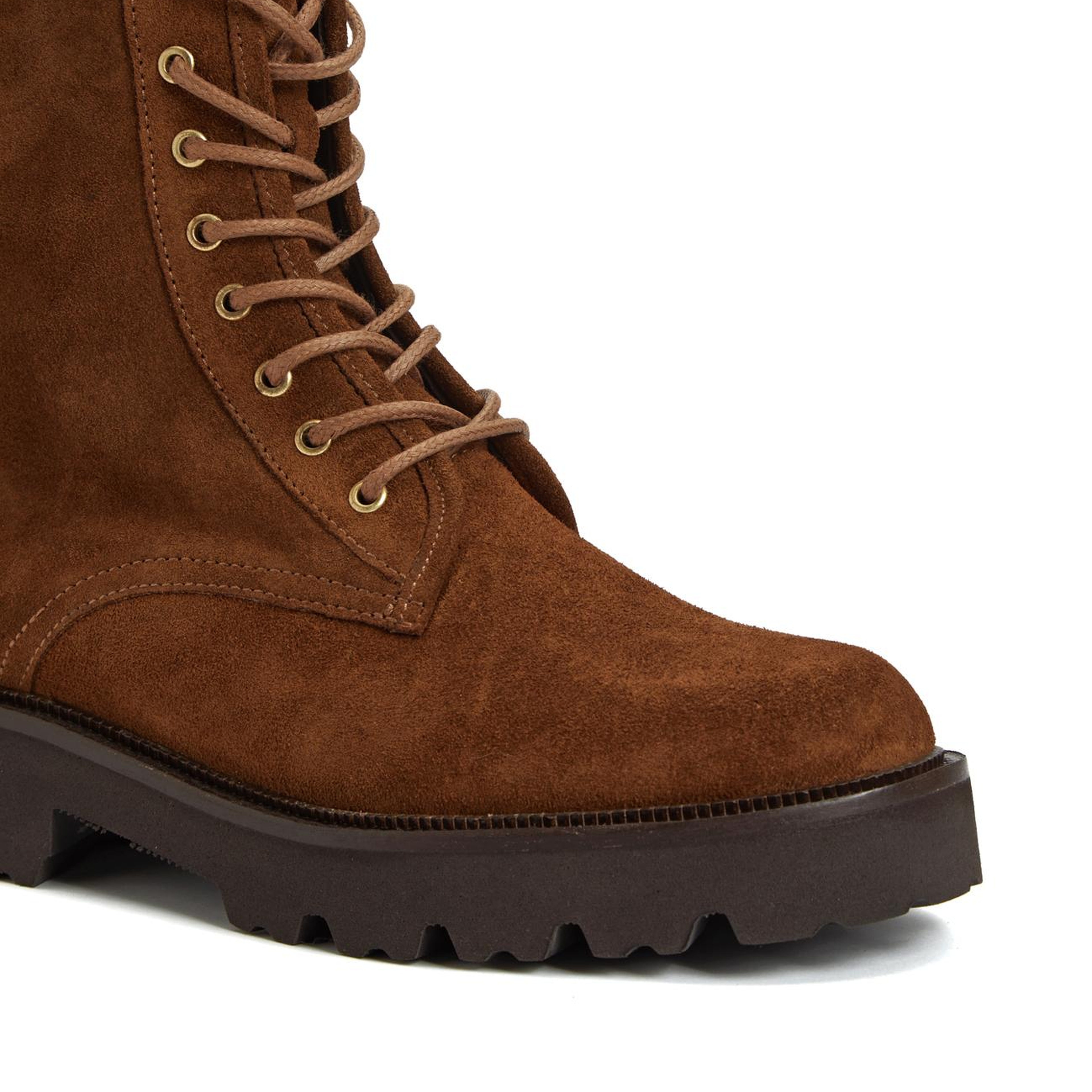 Divarese Kadın Hardal Postal Süet Deri Bot