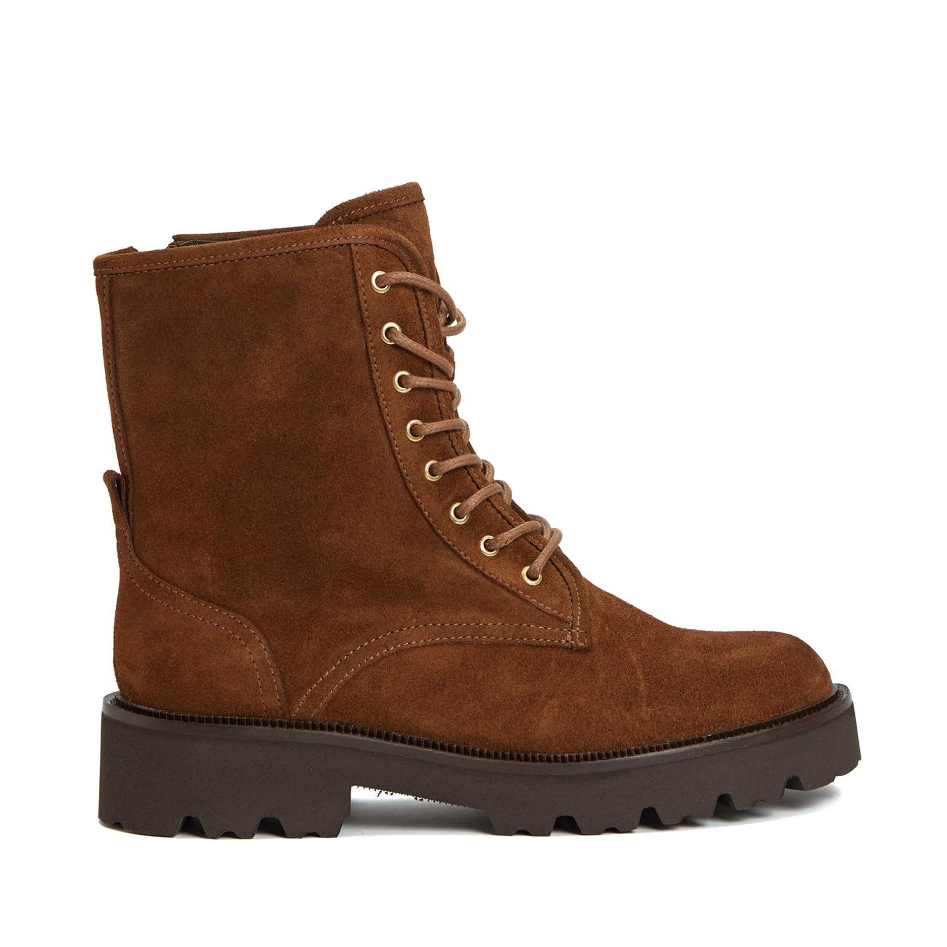 Divarese Kadın Hardal Postal Süet Deri Bot