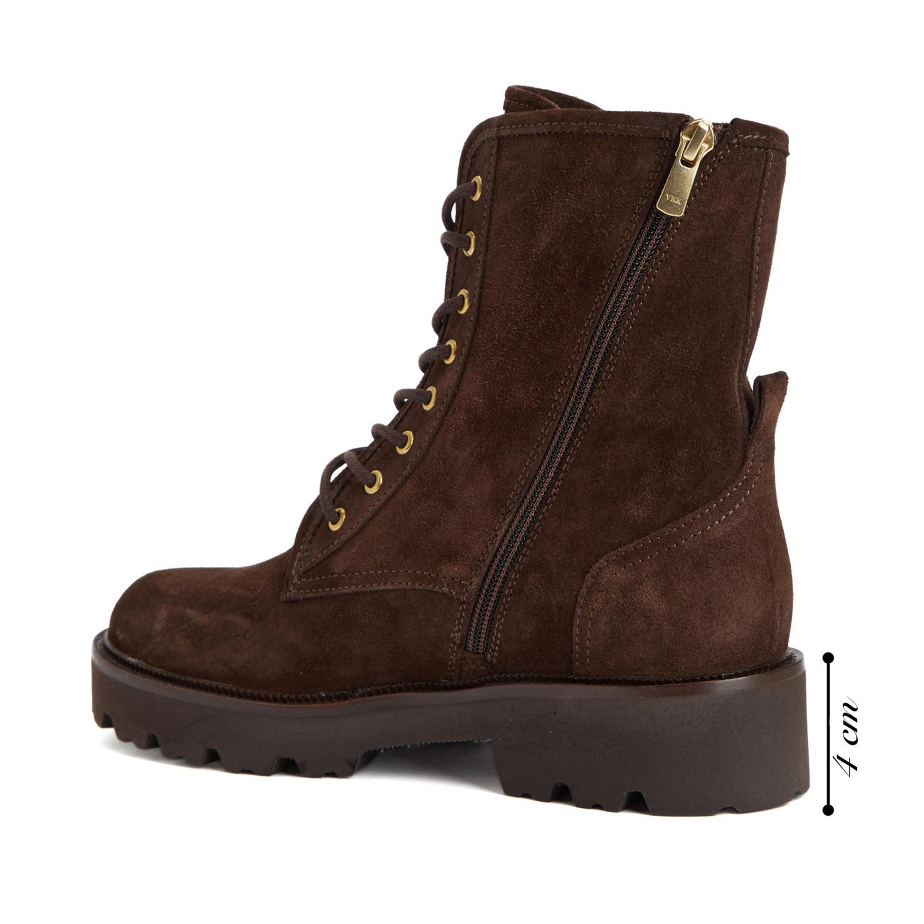 Divarese Kadın Kahverengi Postal Süet Deri Bot