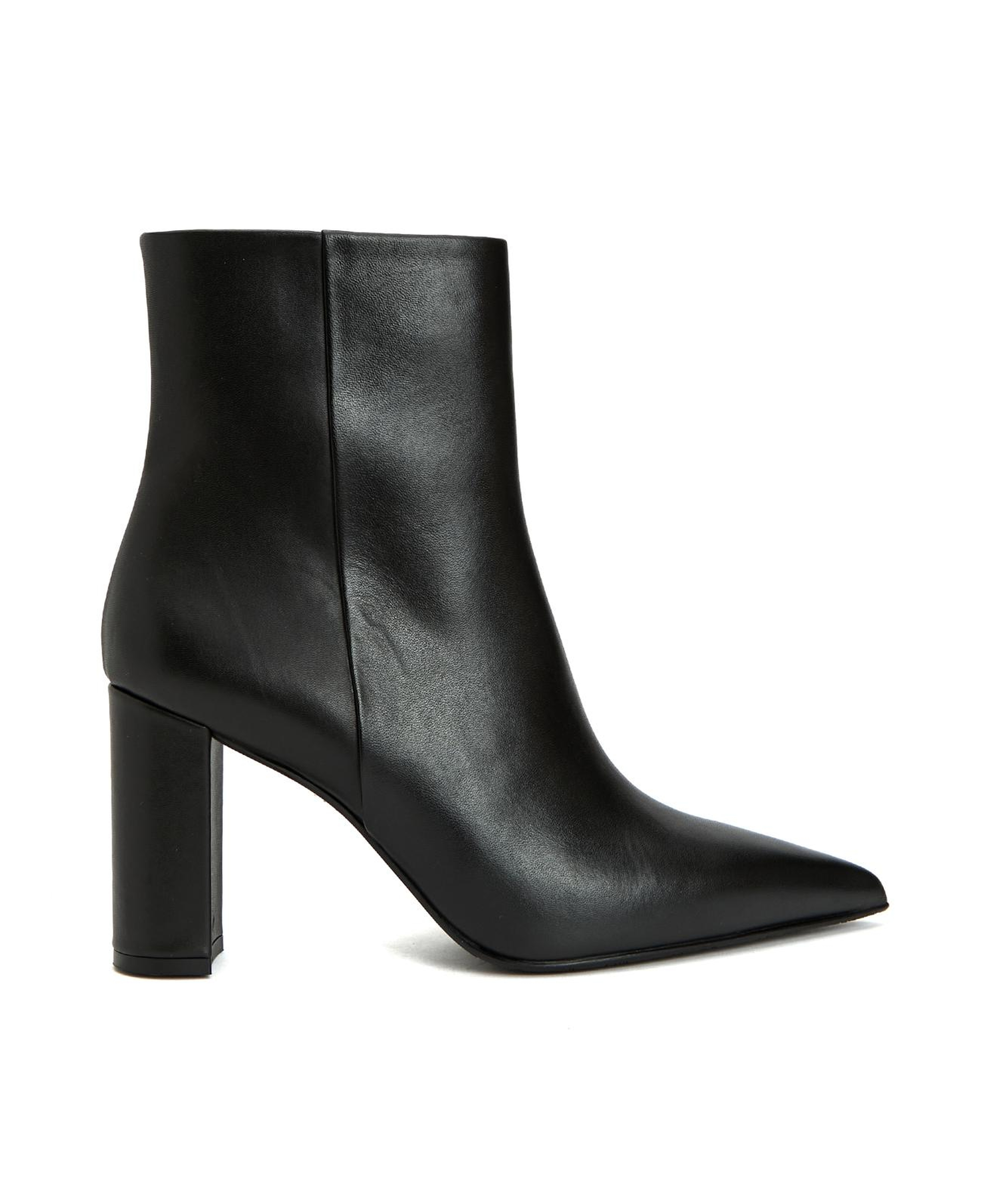 George Hogg Kadın Siyah Fermuarlı Deri Bot