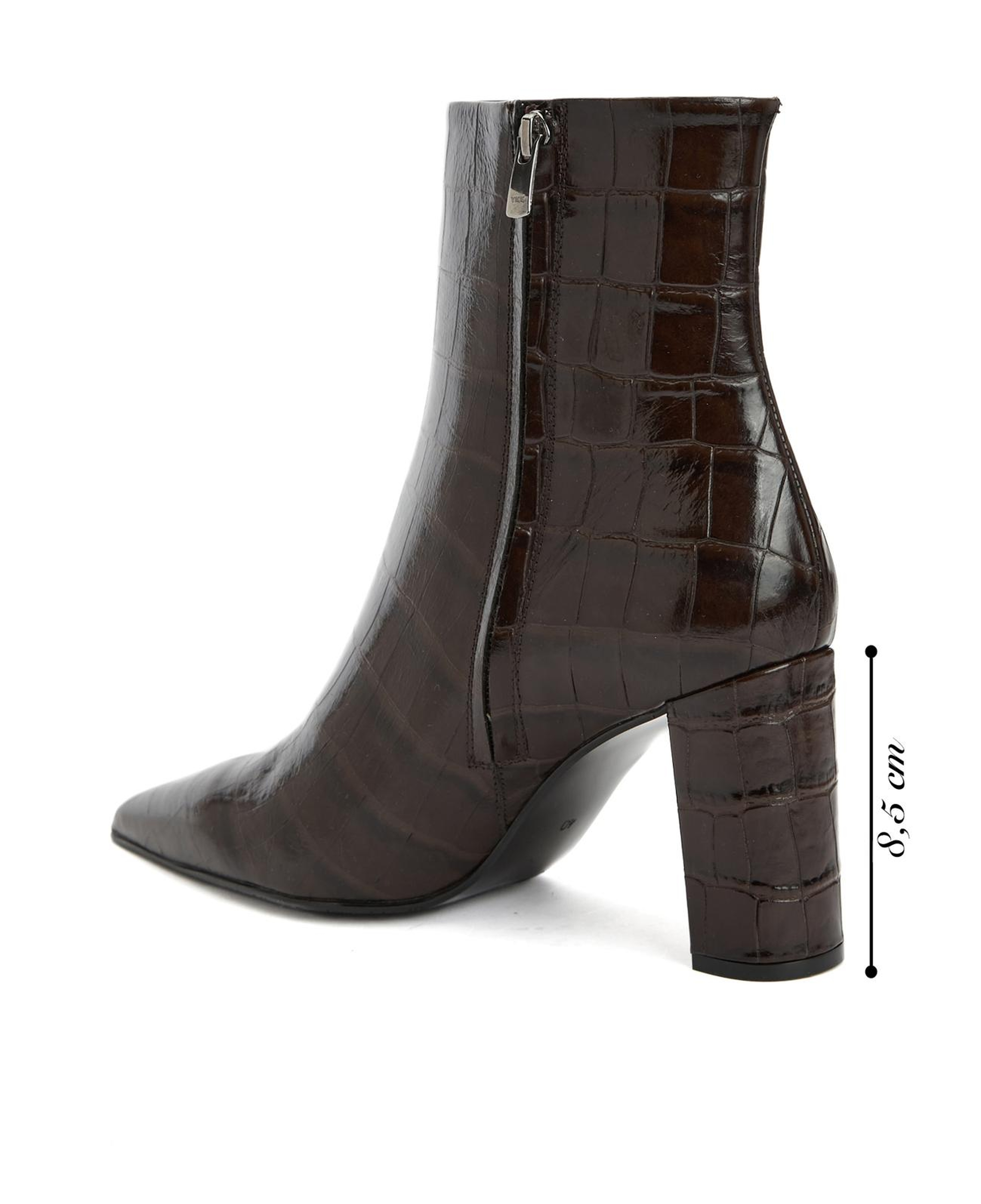 George Hogg Kadın Kahverengi Fermuarlı Deri Bot