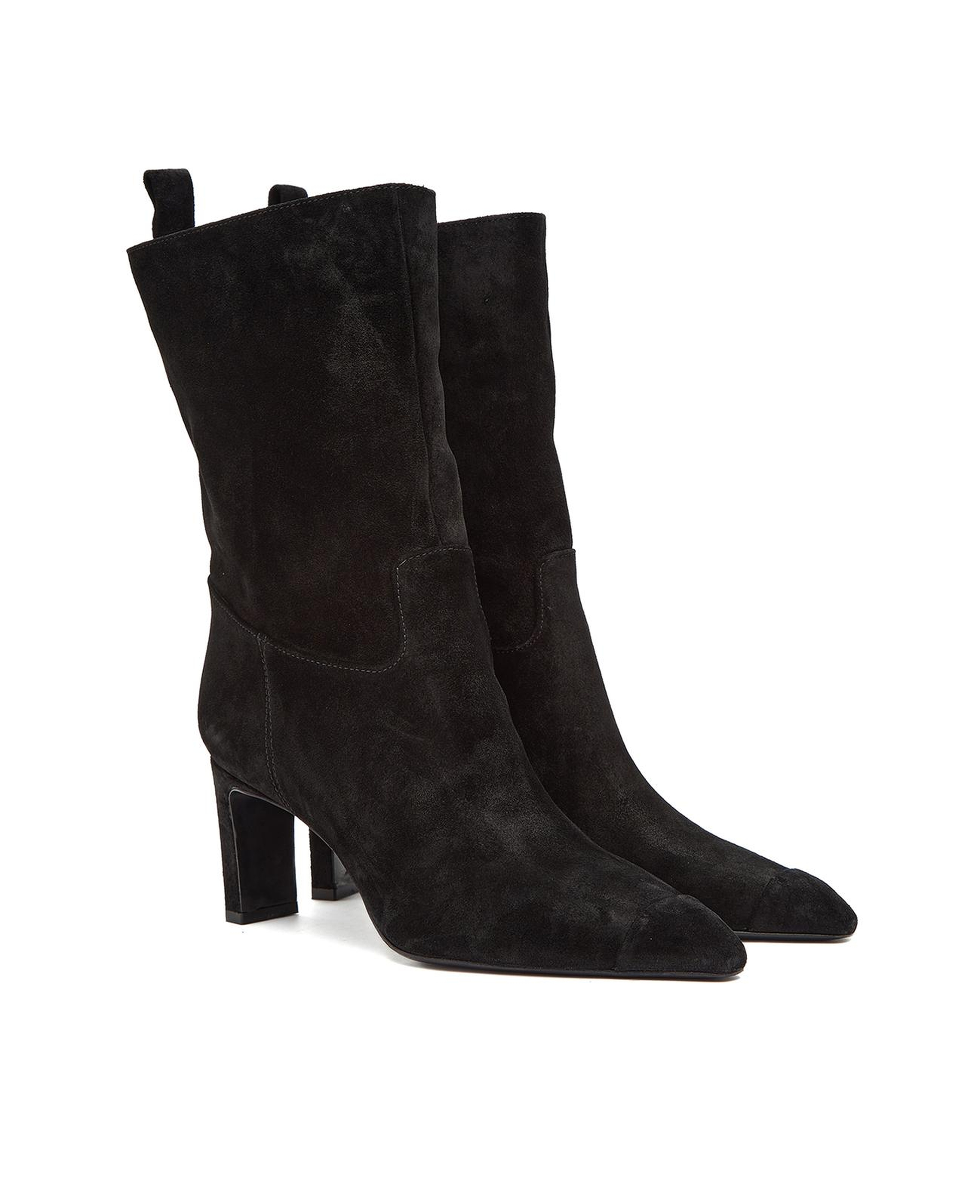 George Hogg Kadın Siyah Süet Deri Bot