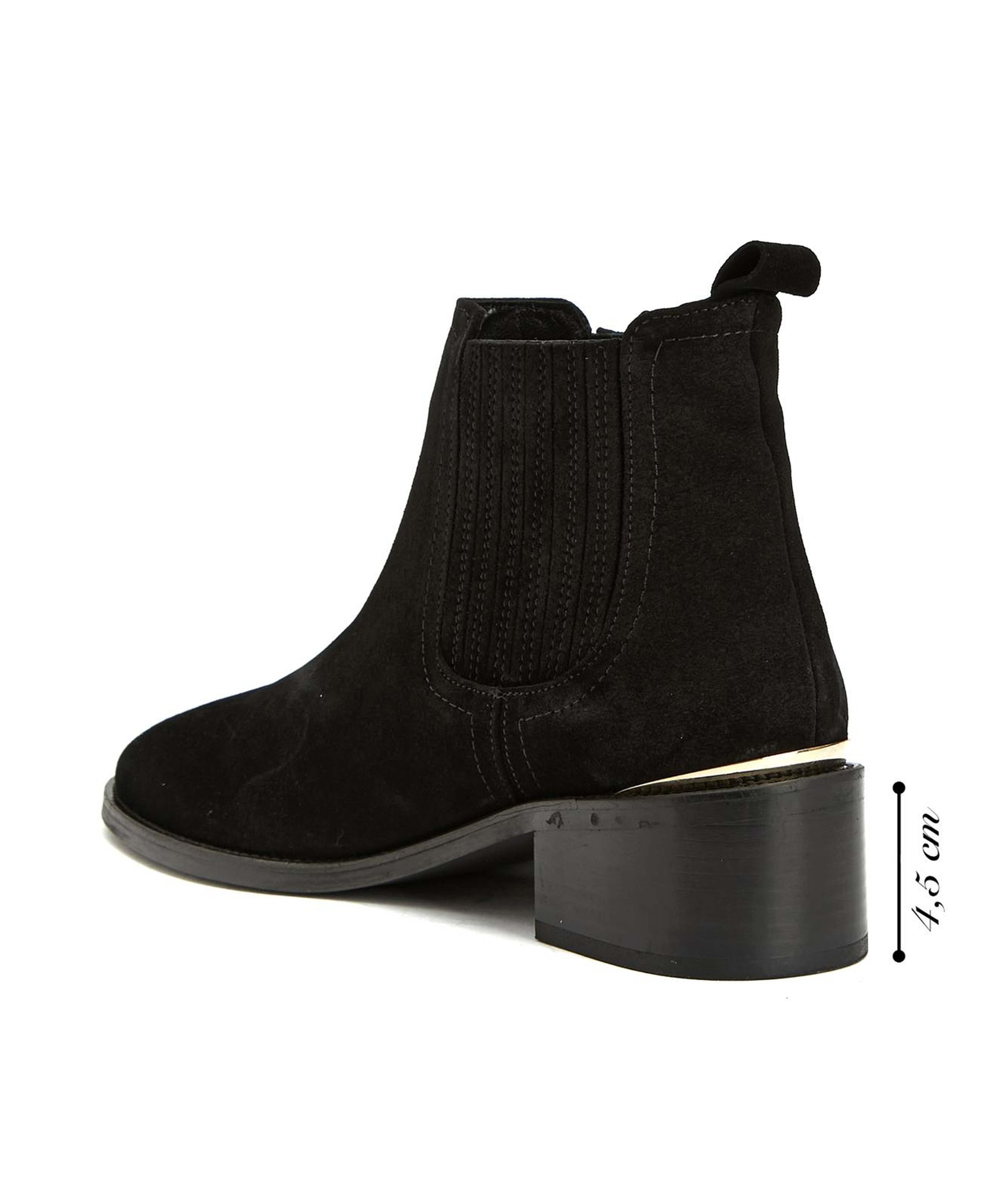 George Hogg Kadın Siyah Süet Western Bot