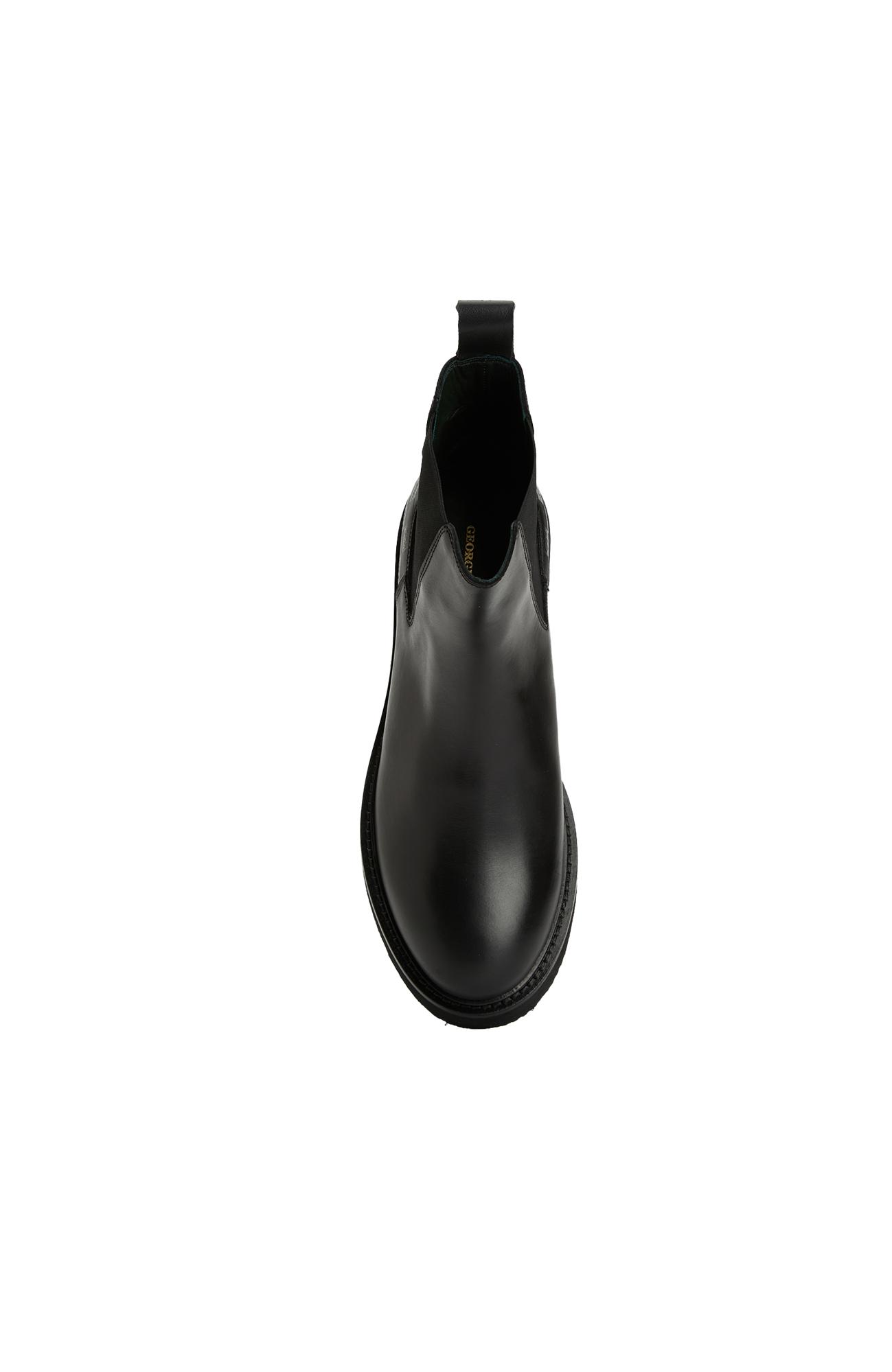 George Hogg Kadın Siyah Chelsea Deri Bot