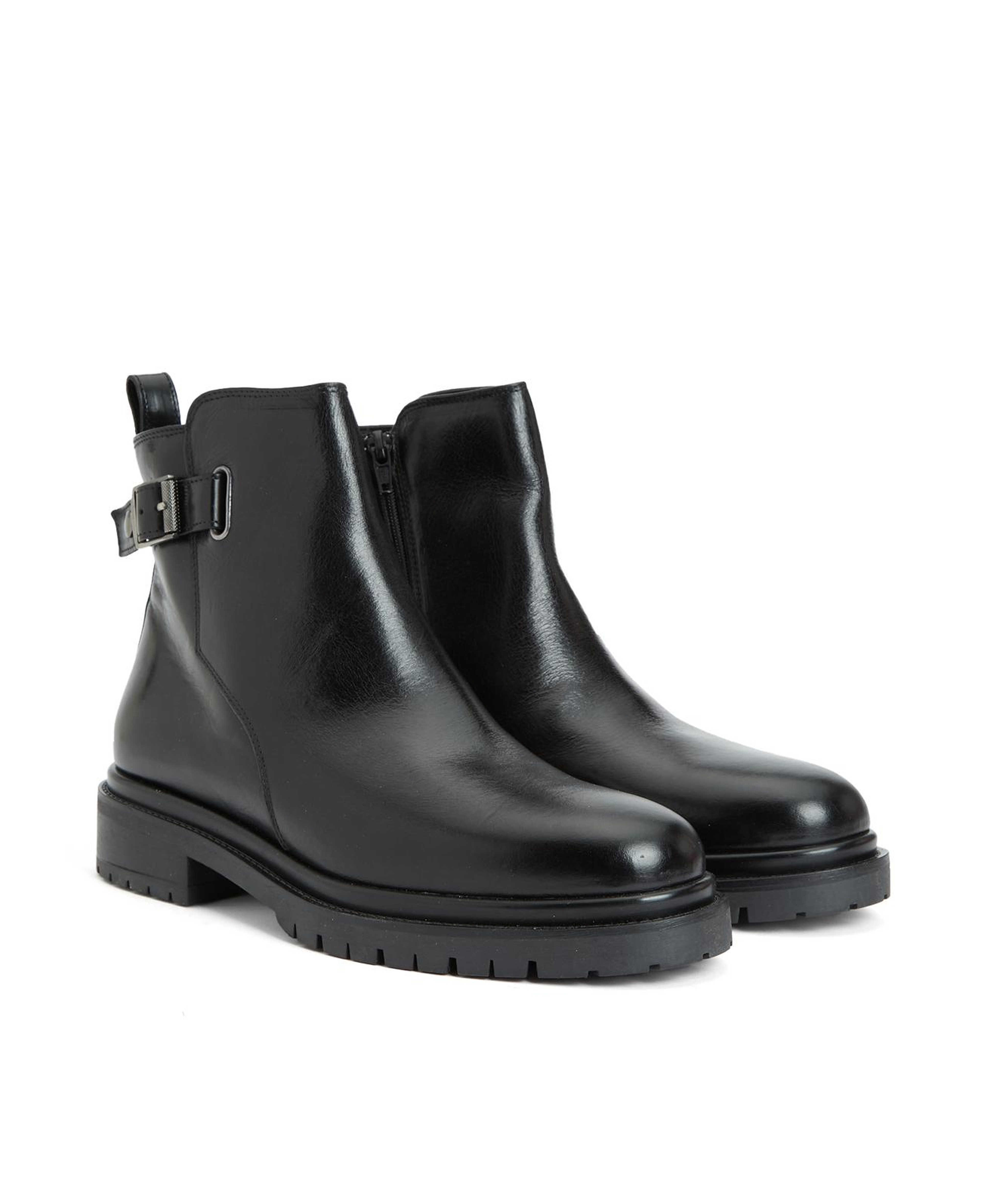 George Hogg Kadın Siyah Deri Bot