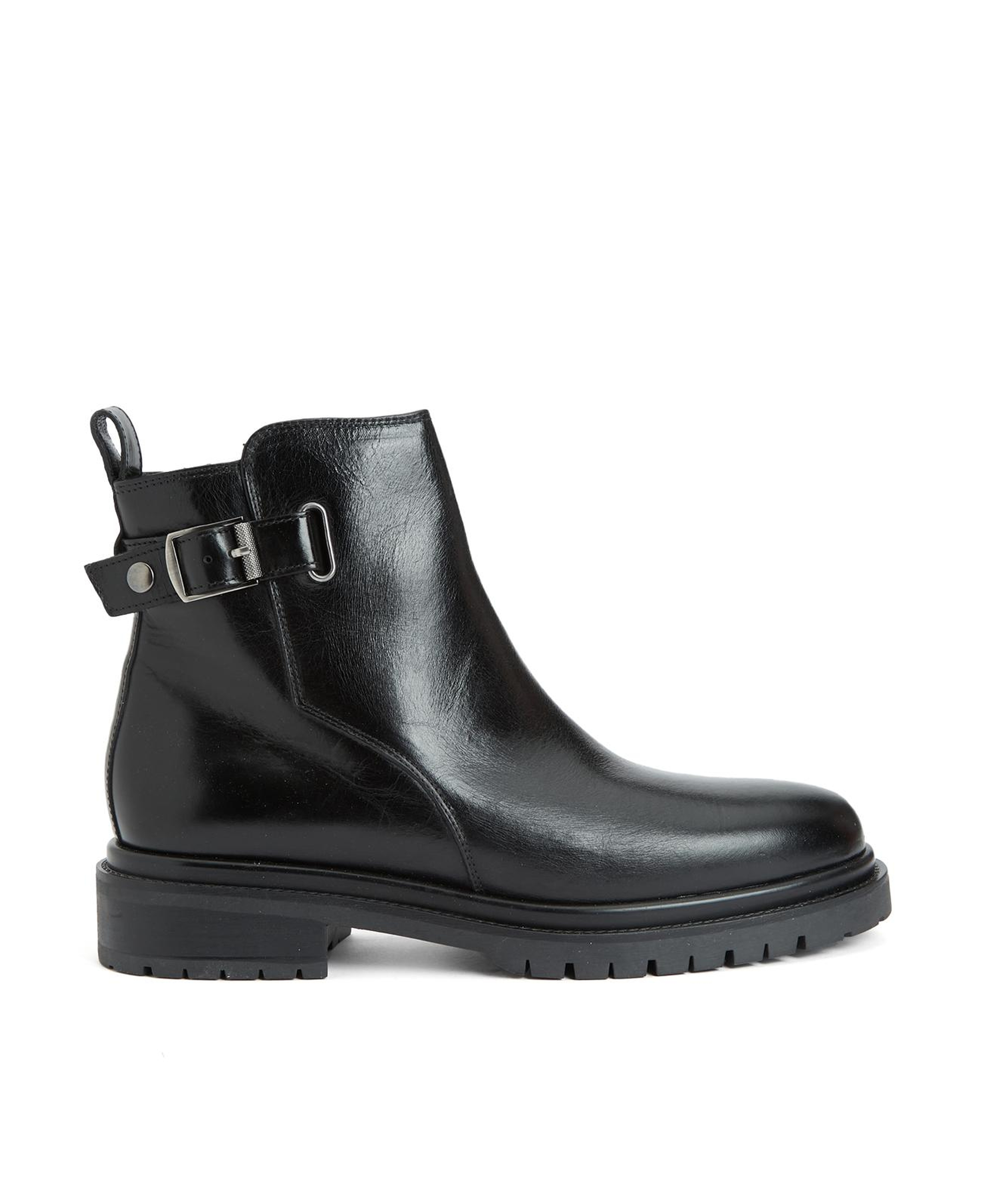 George Hogg Kadın Siyah Deri Bot