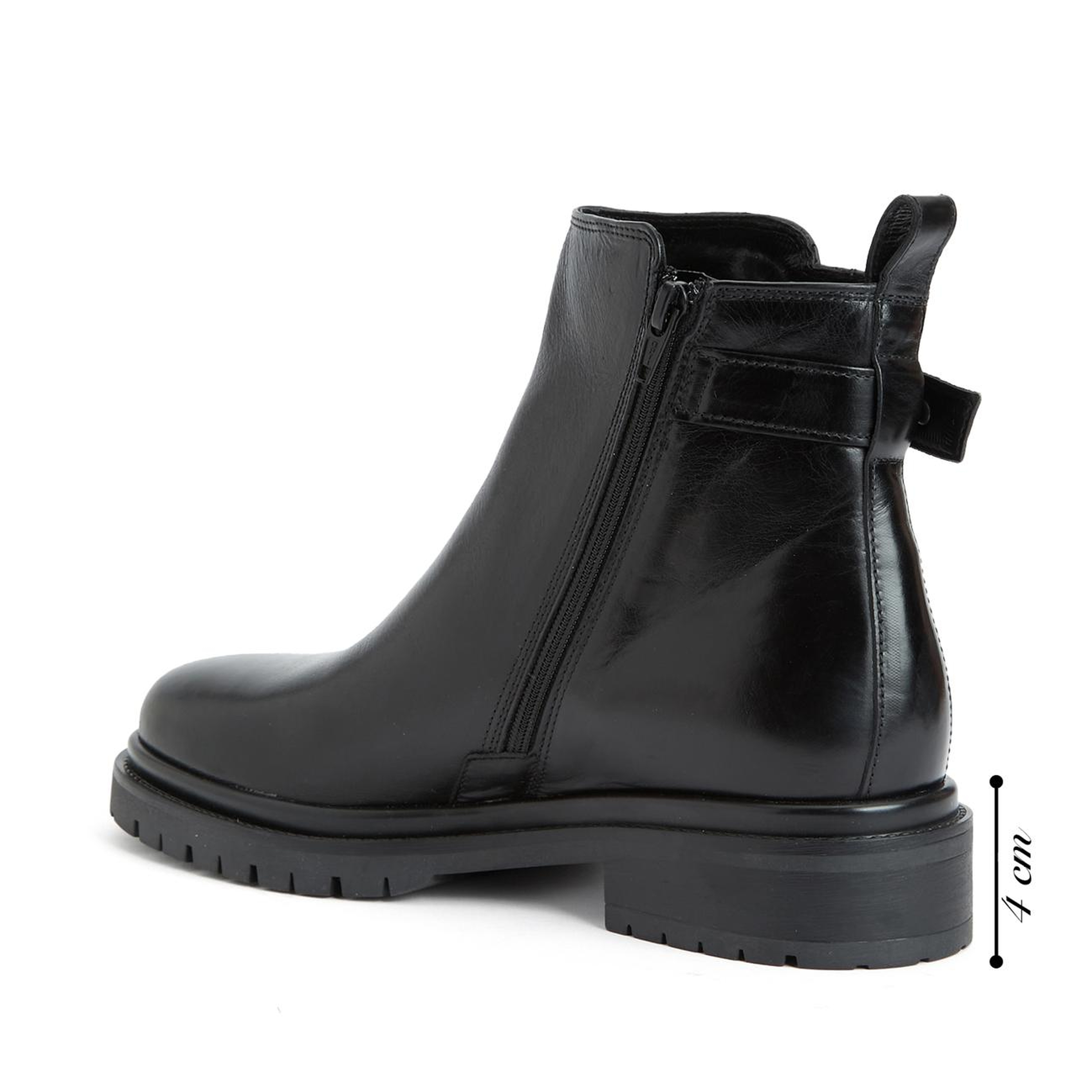 George Hogg Kadın Siyah Deri Bot