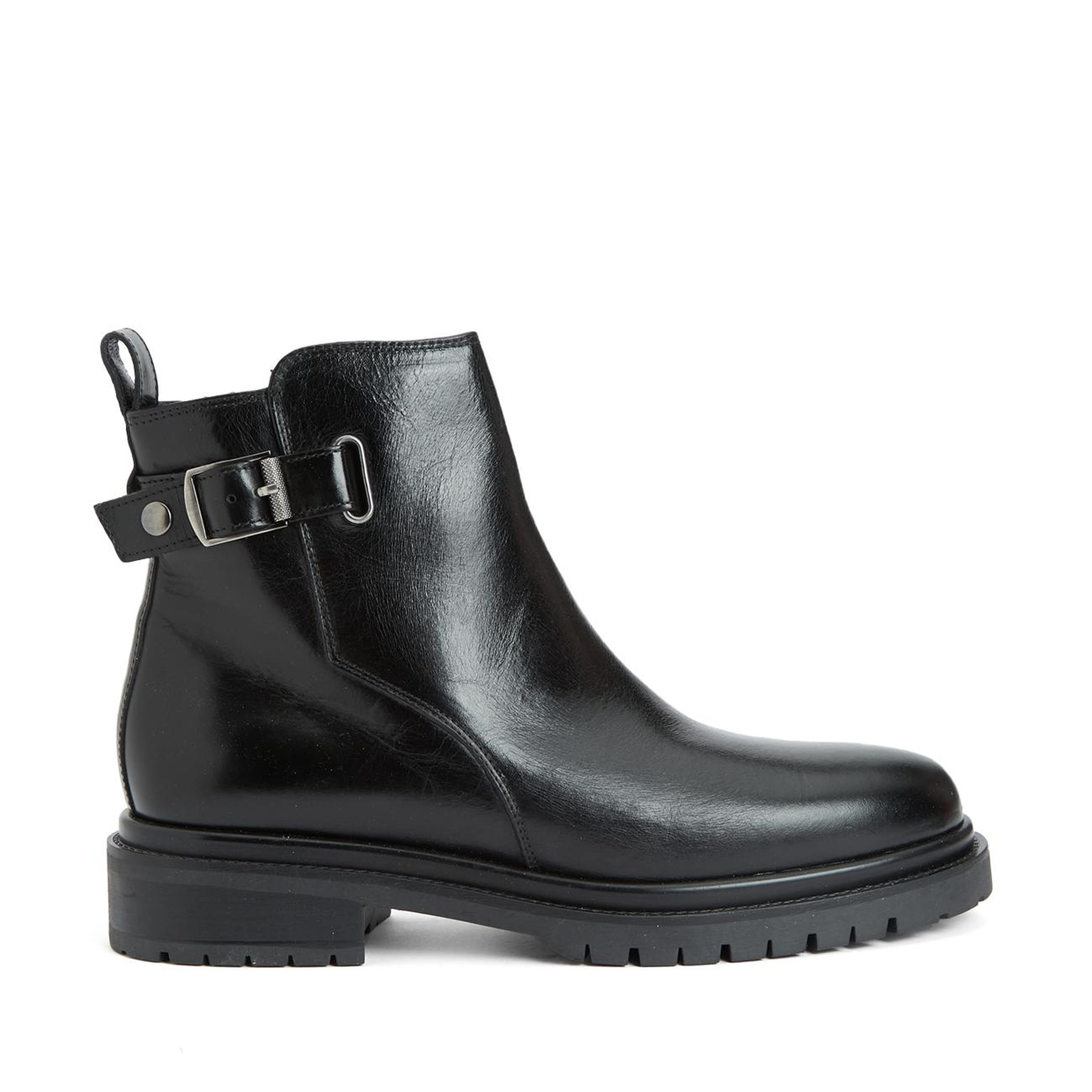 George Hogg Kadın Siyah Deri Bot