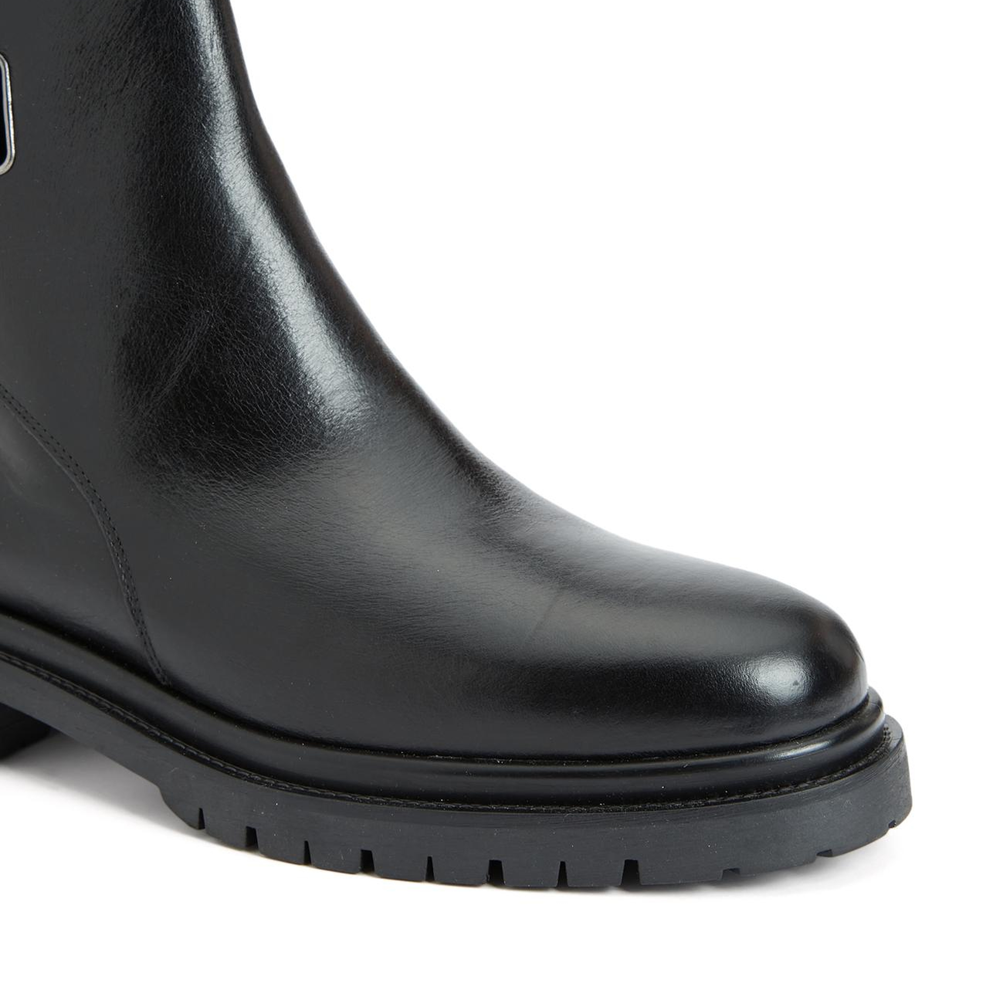 George Hogg Kadın Siyah Deri Bot