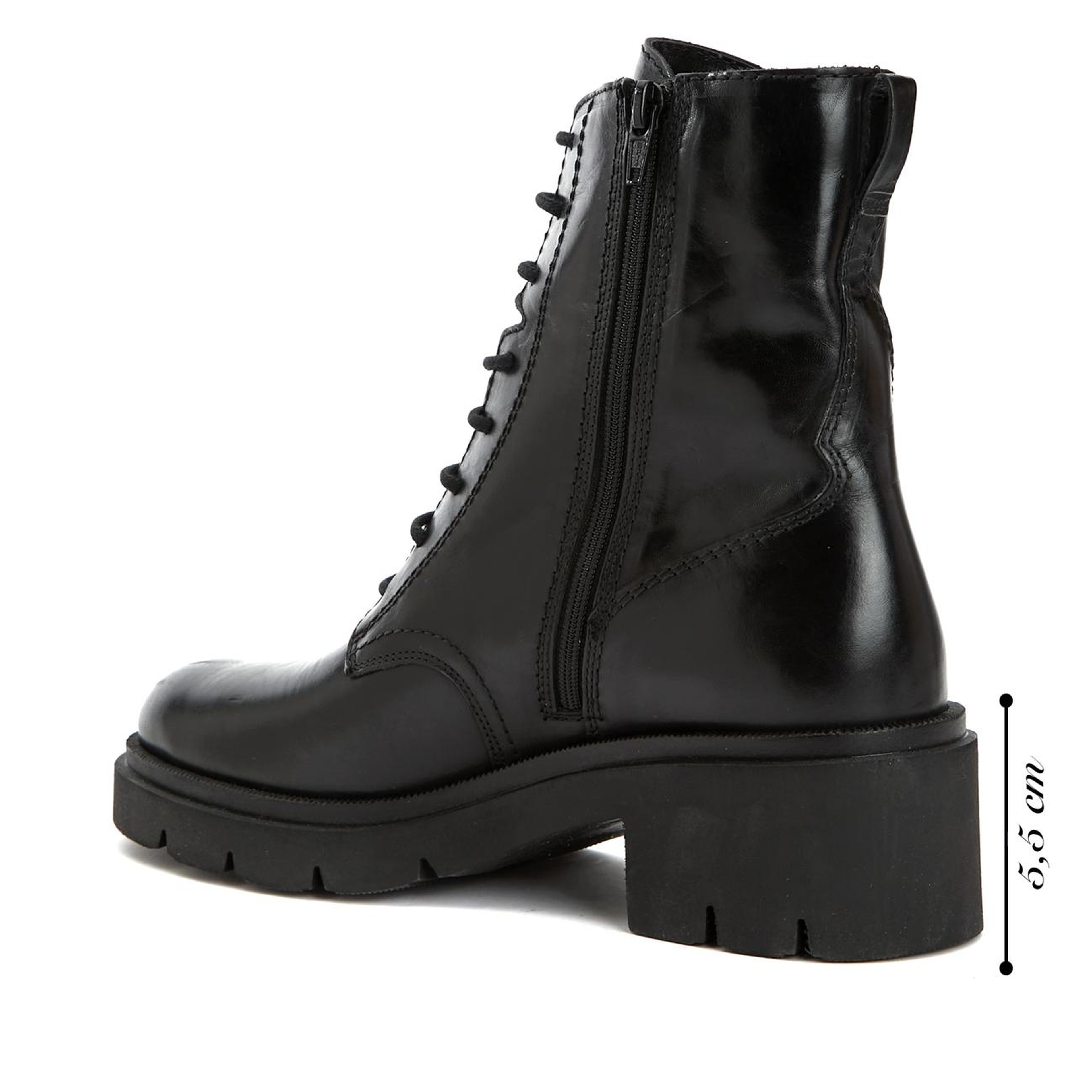 George Hogg Kadın Siyah Deri Bot