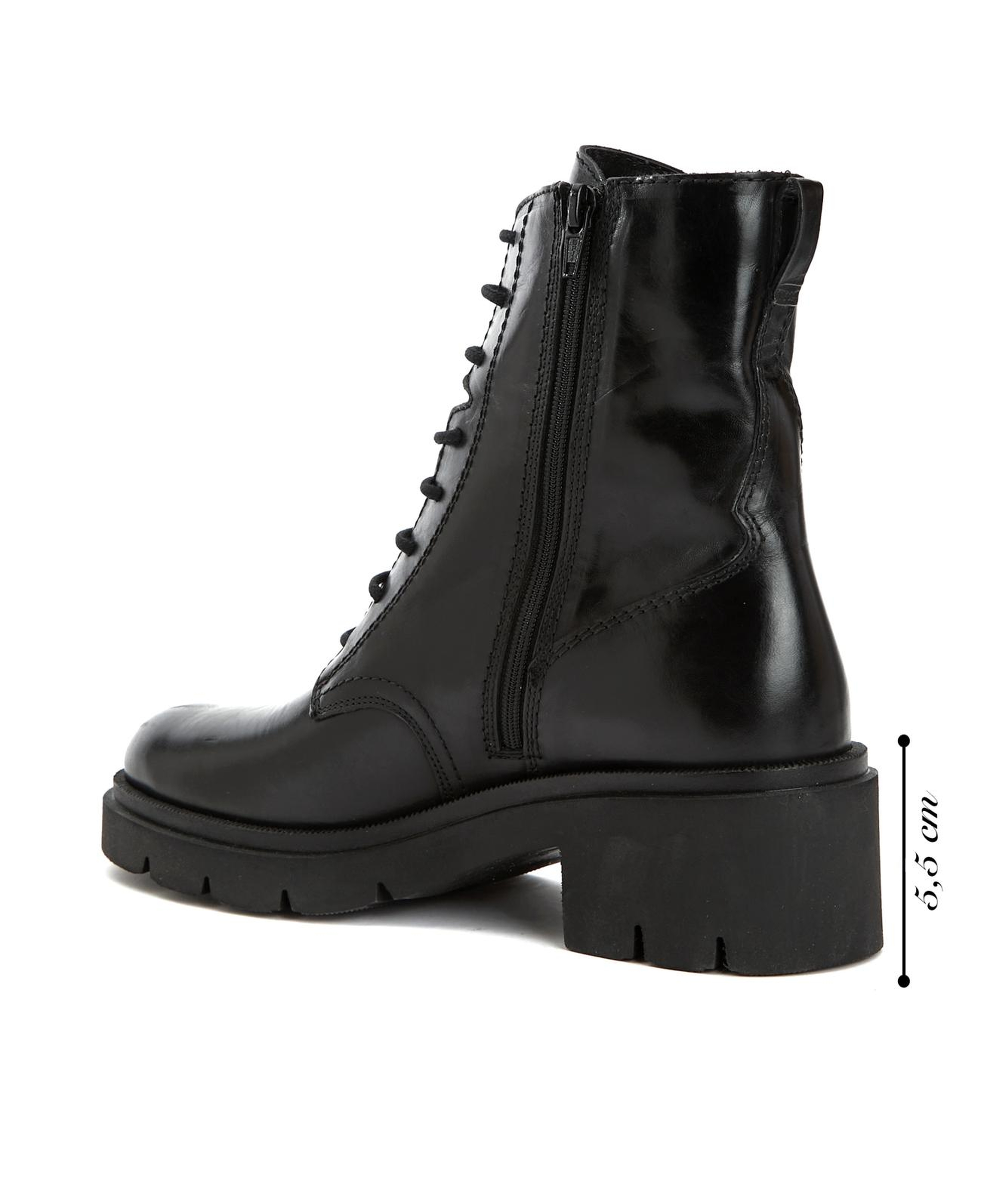 George Hogg Kadın Siyah Deri Bot