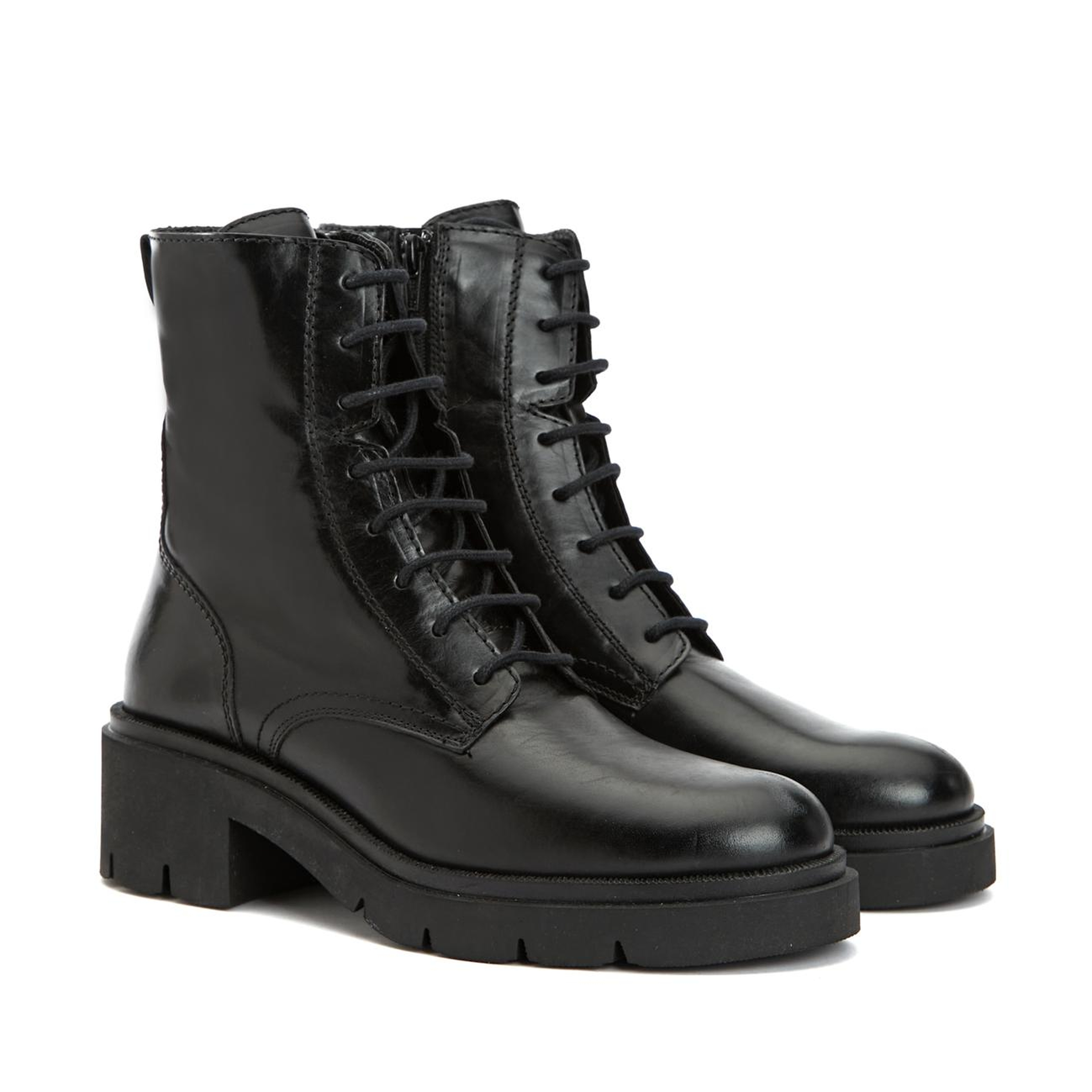 George Hogg Kadın Siyah Deri Bot