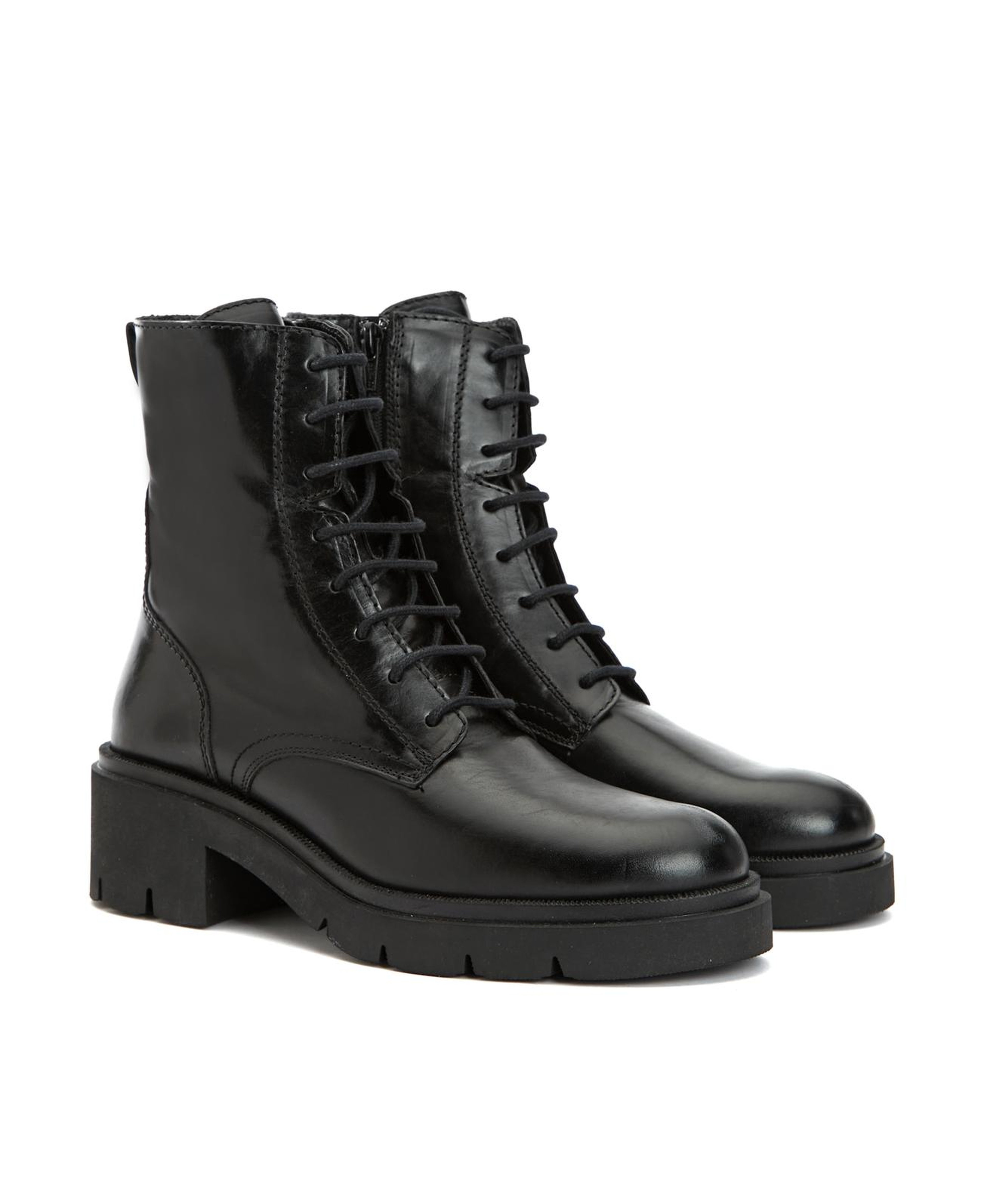 George Hogg Kadın Siyah Deri Bot