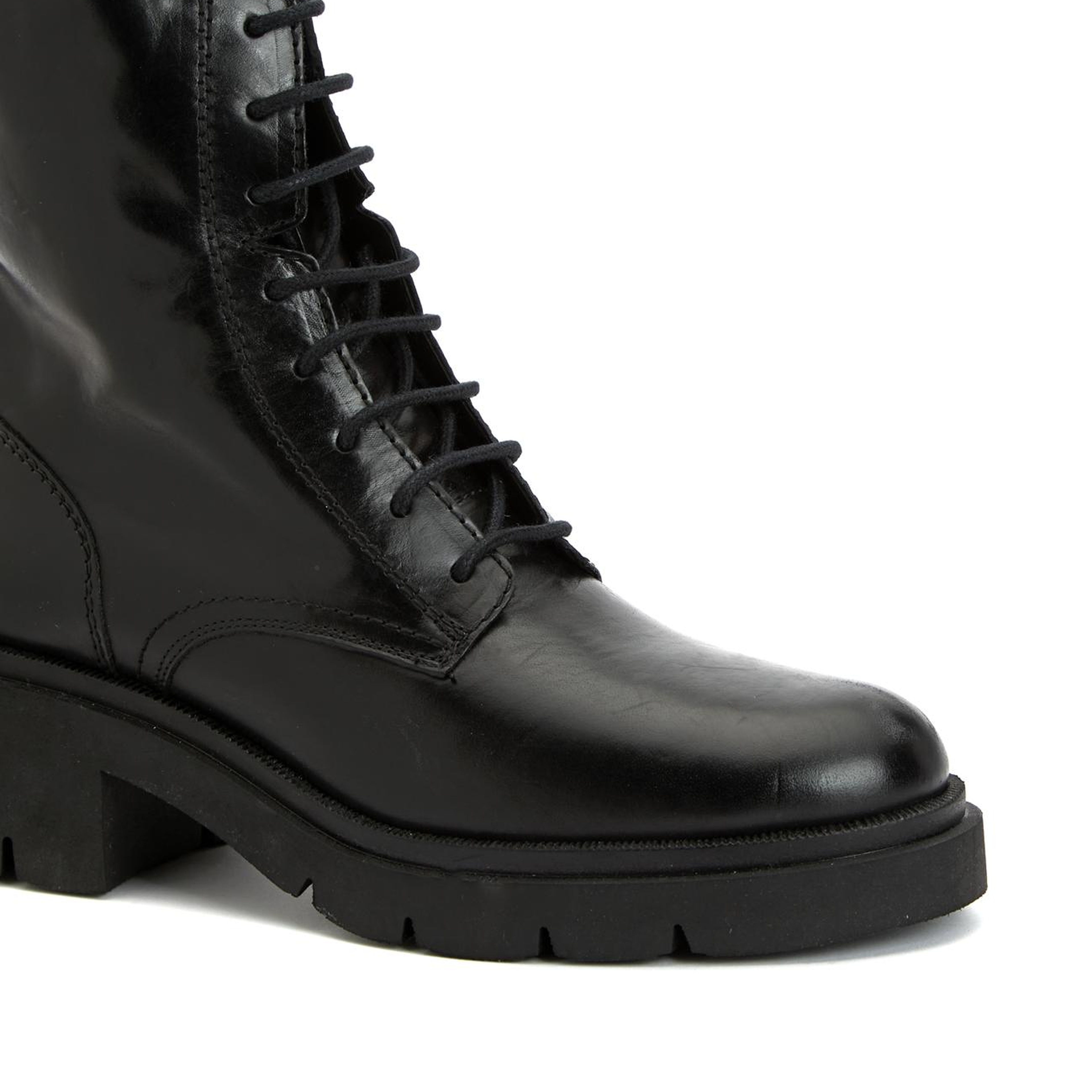 George Hogg Kadın Siyah Deri Bot