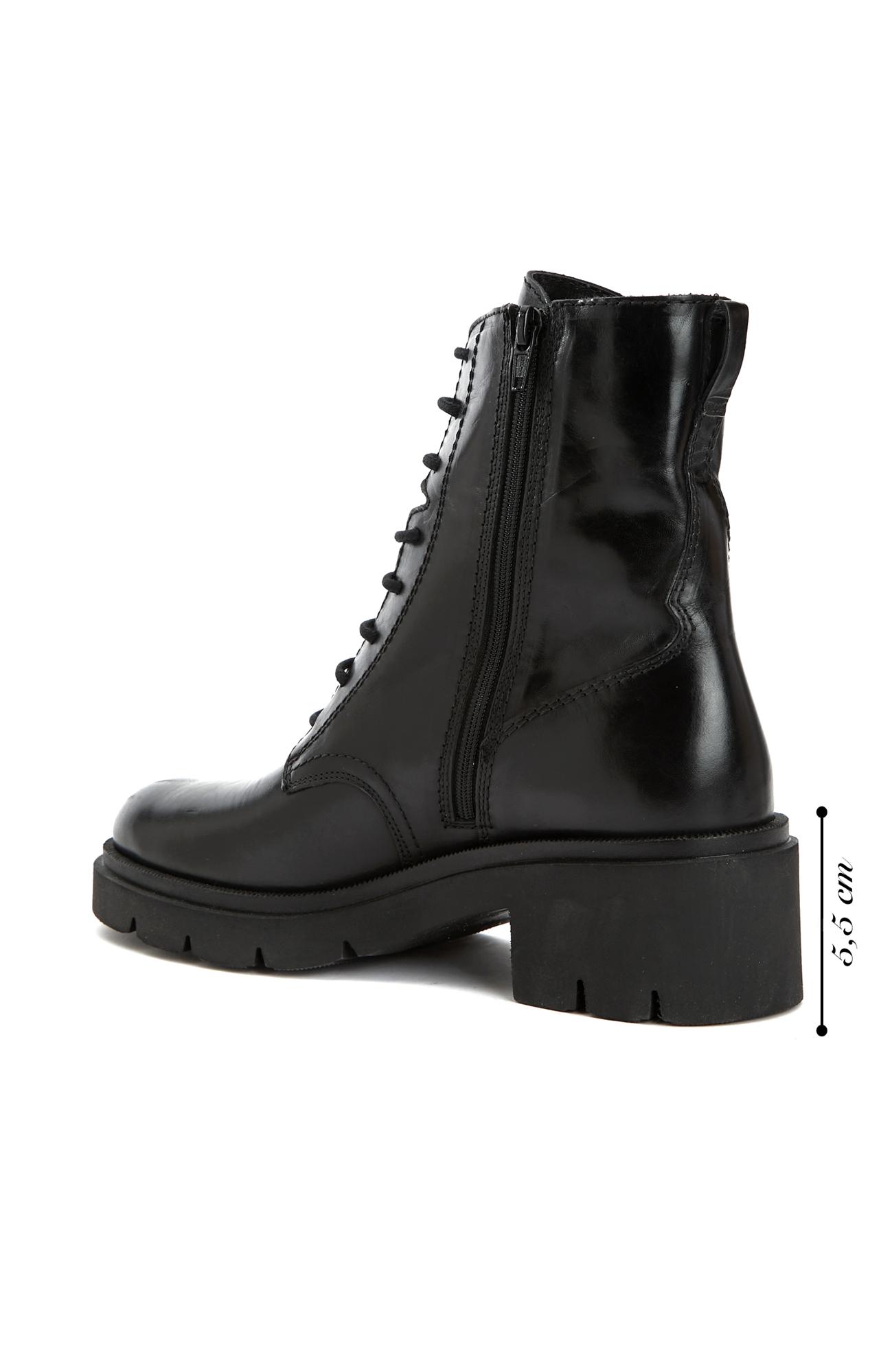 George Hogg Kadın Siyah Deri Bot