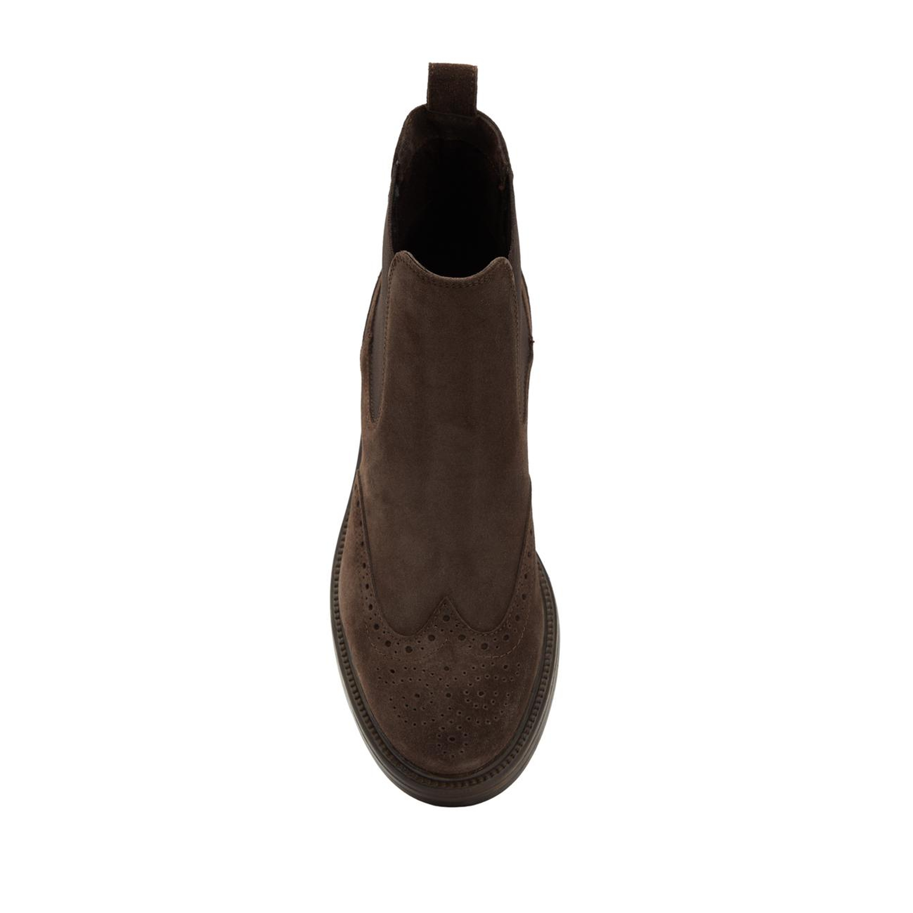 George Hogg Kadın Kahverengi Zımbalı Chelsea Deri Bot