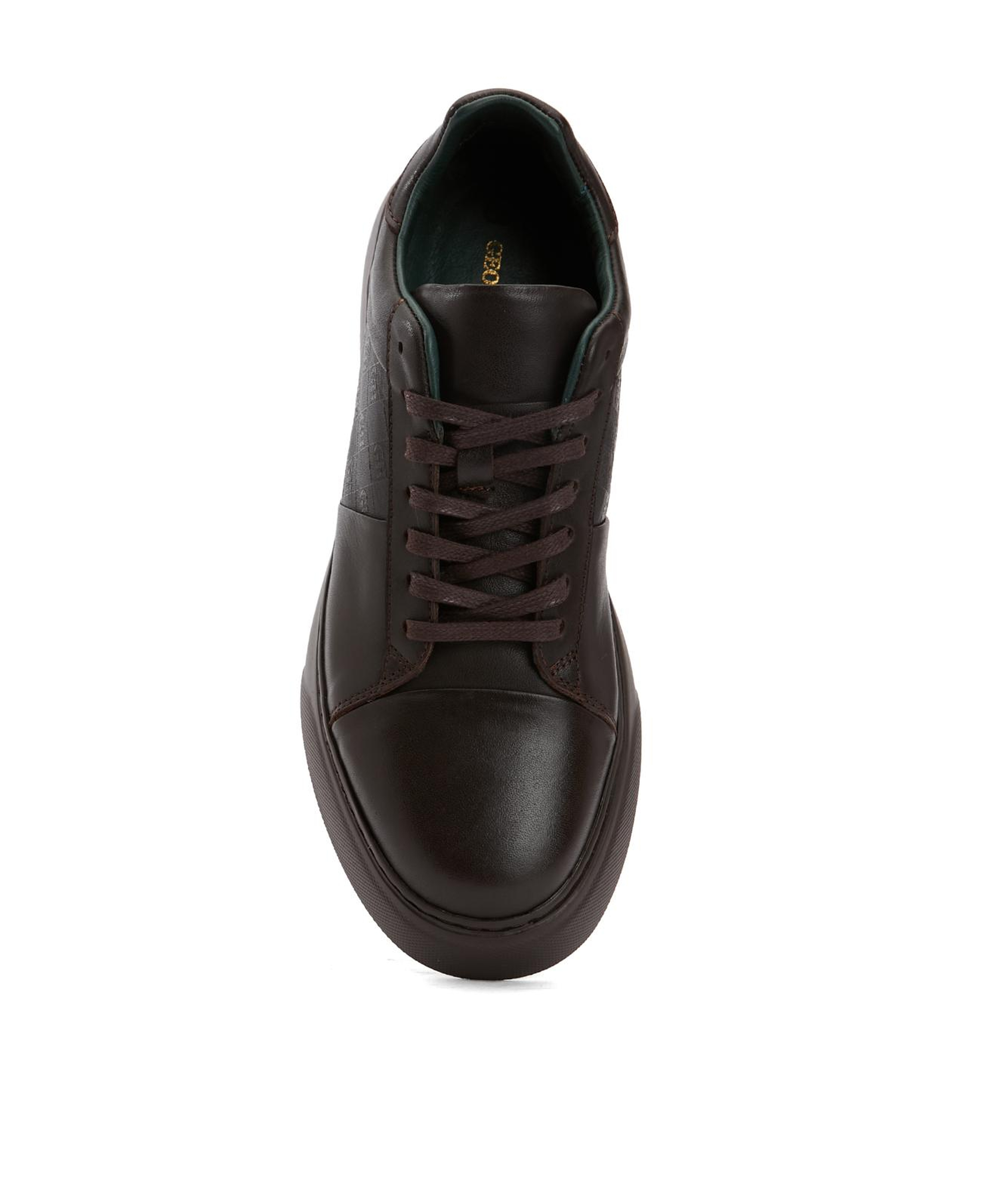 George Hogg Kadın Kahverengi Deri Sneaker