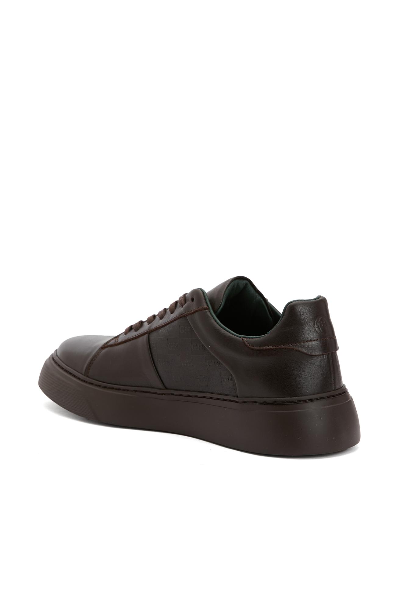 George Hogg Kadın Kahverengi Deri Sneaker