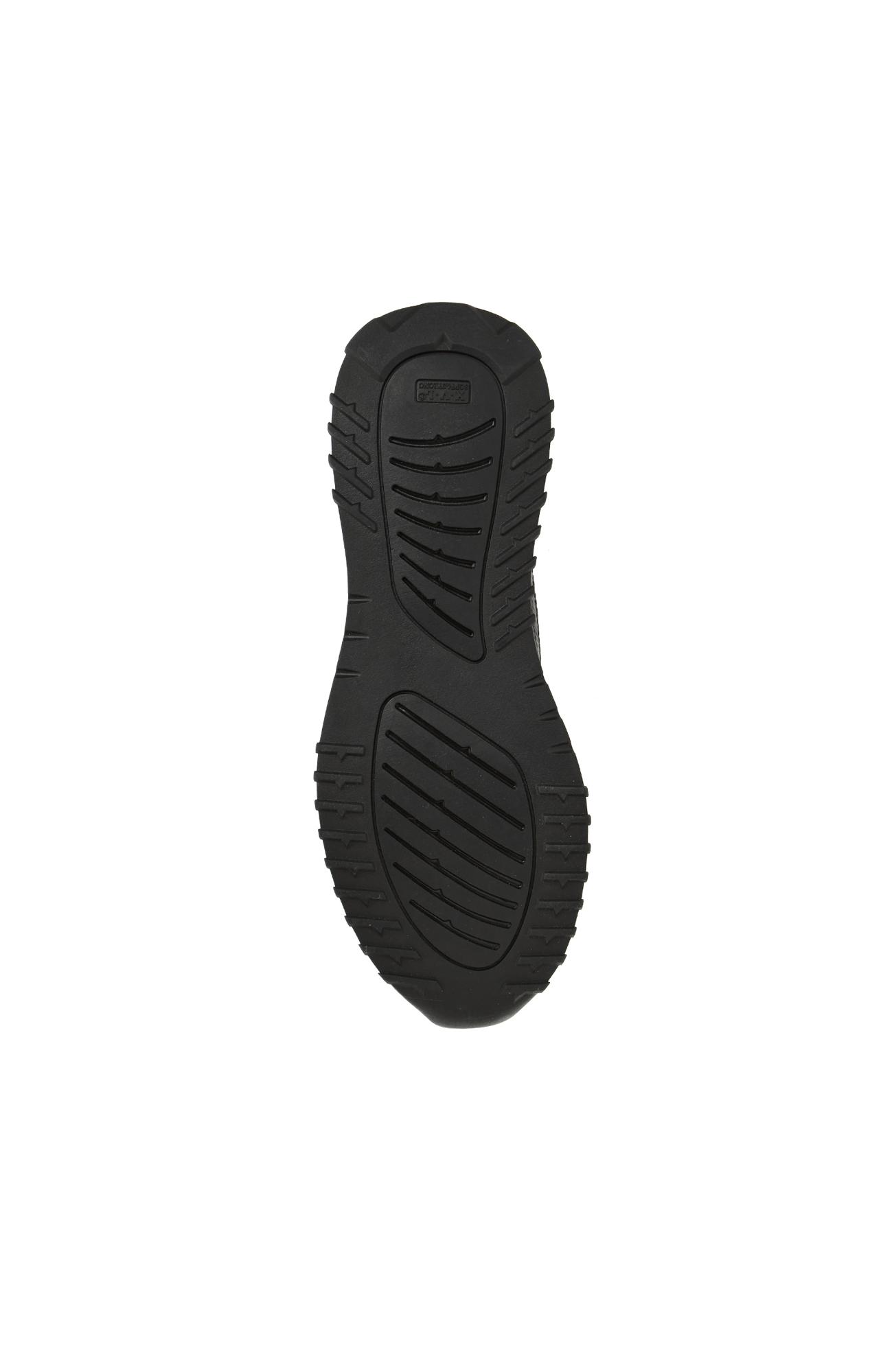 George Hogg Kadın Siyah Nakış Detaylı Deri Sneaker