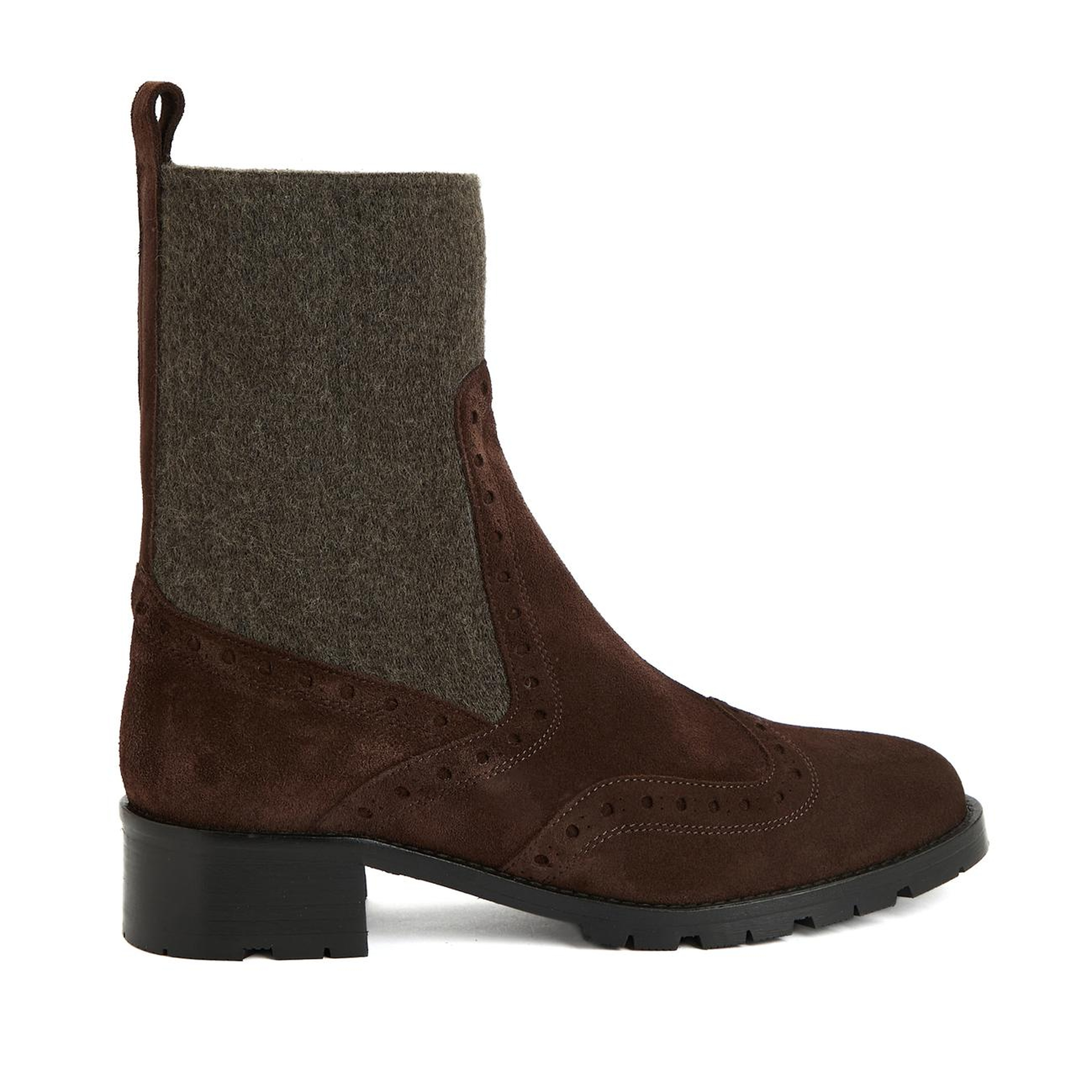 George Hogg Kadın Acı Kahve Chelsea Süet Deri Bot
