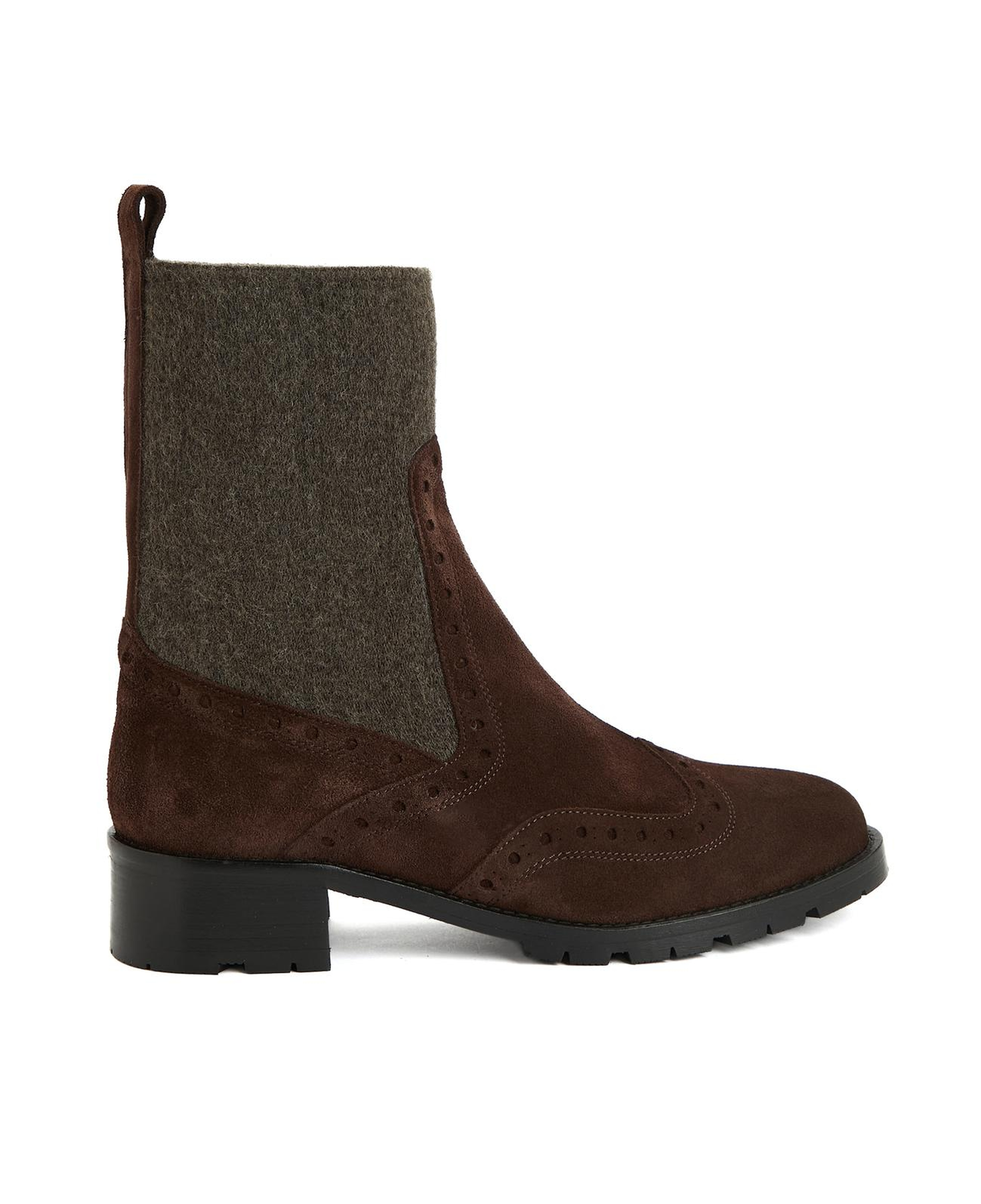 George Hogg Kadın Acı Kahve Chelsea Süet Deri Bot