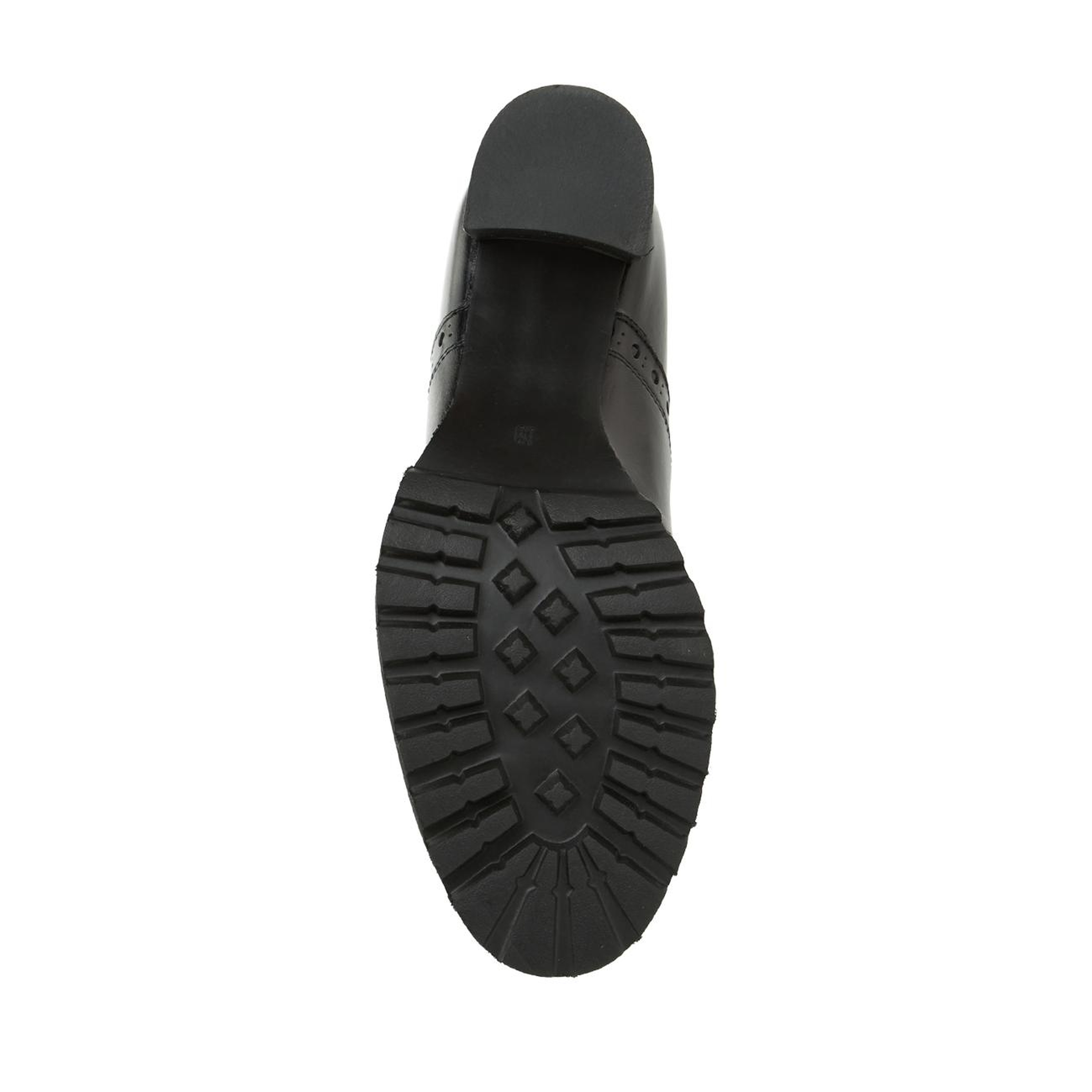 George Hogg Kadın Siyah Topuklu Chelsea Deri Bot