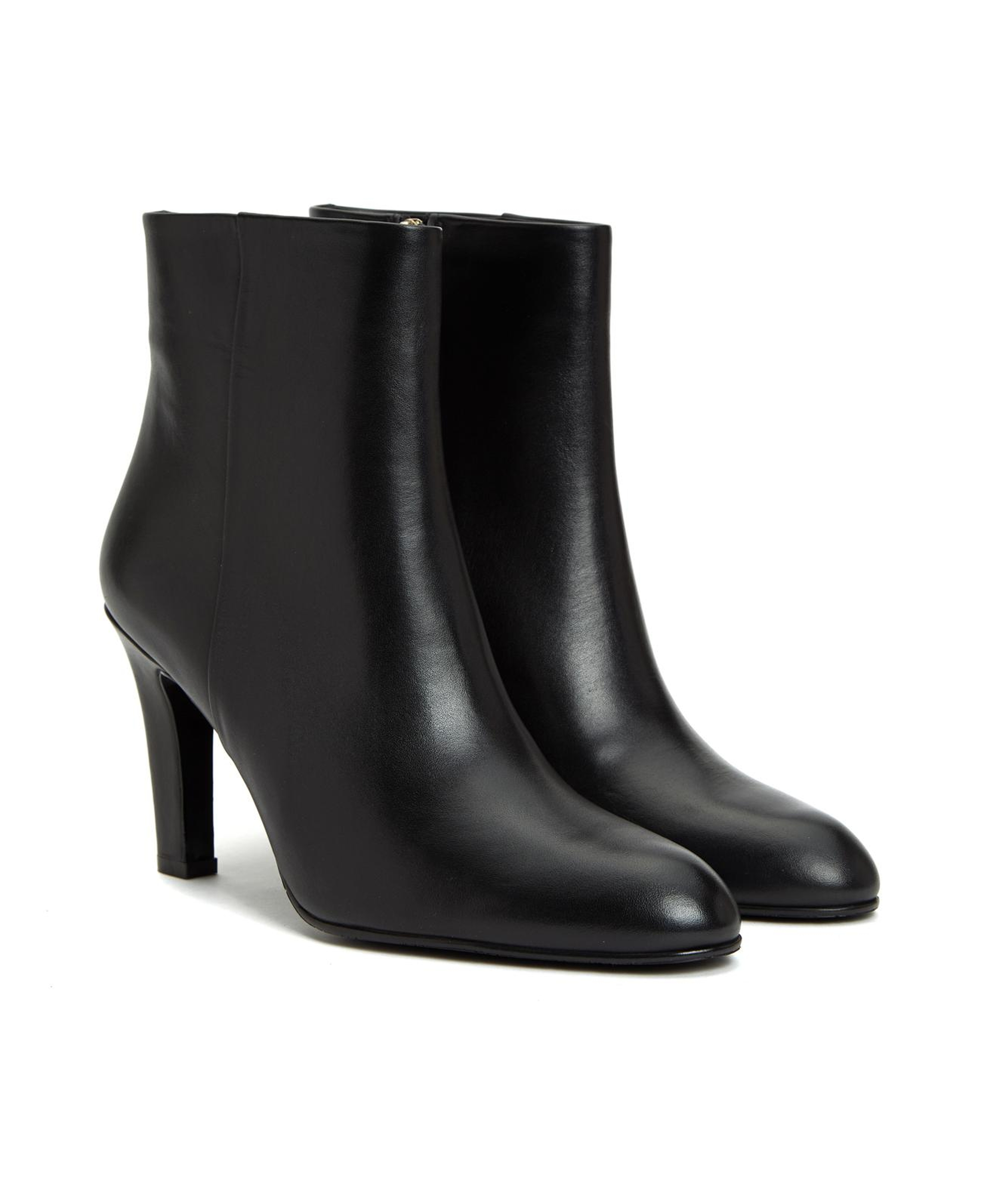 George Hogg Kadın Siyah Topuklu Deri Bot