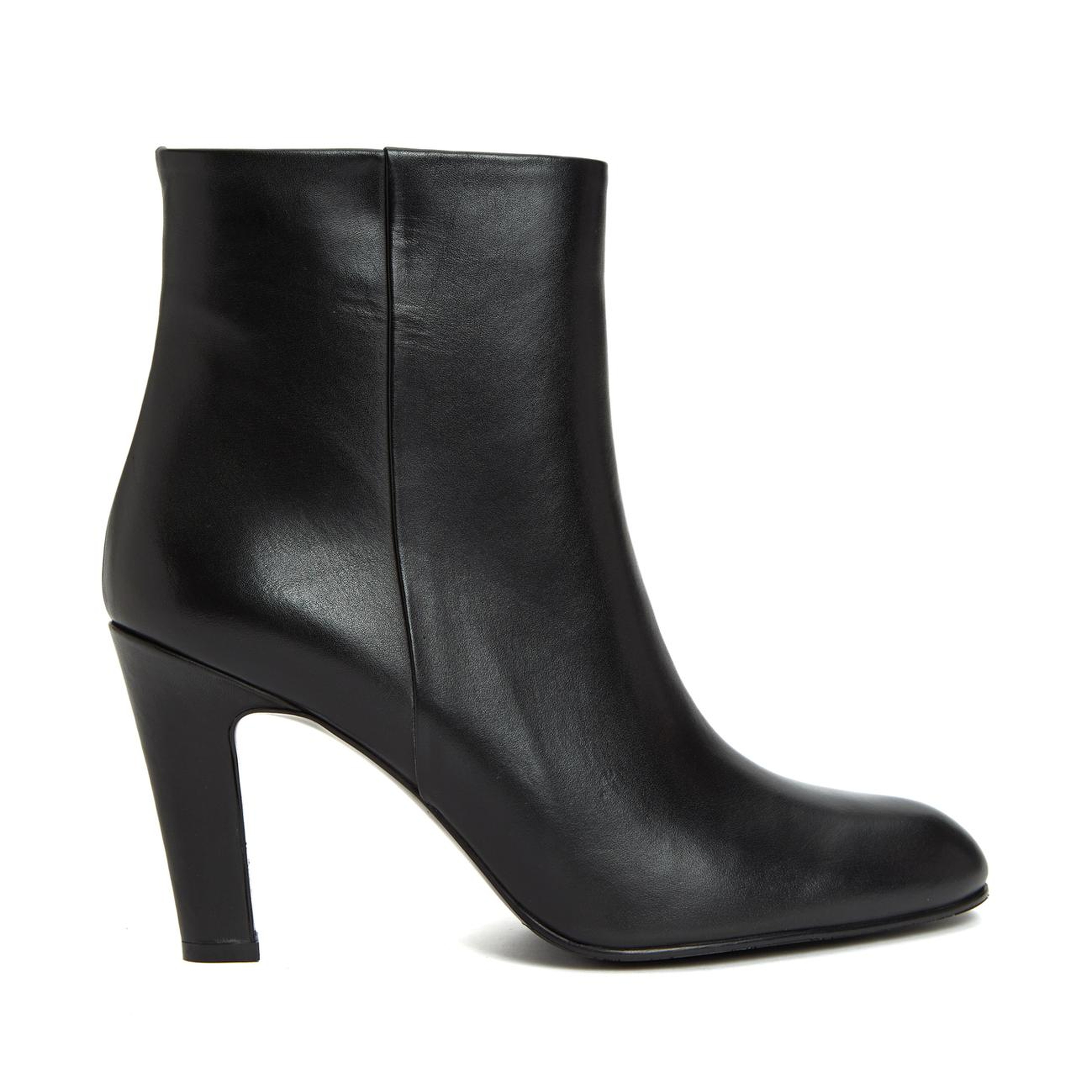 George Hogg Kadın Siyah Topuklu Deri Bot