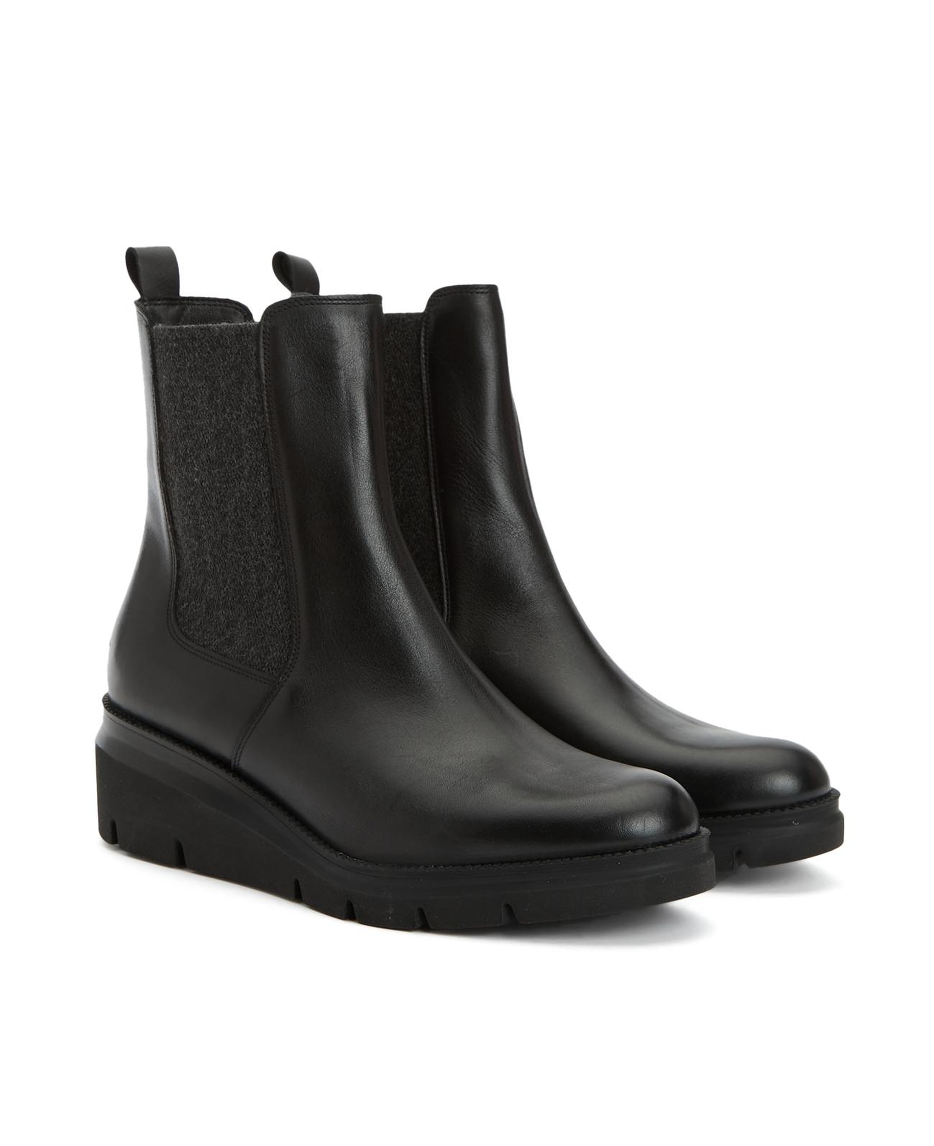 Divarese Kadın Siyah Deri Bot