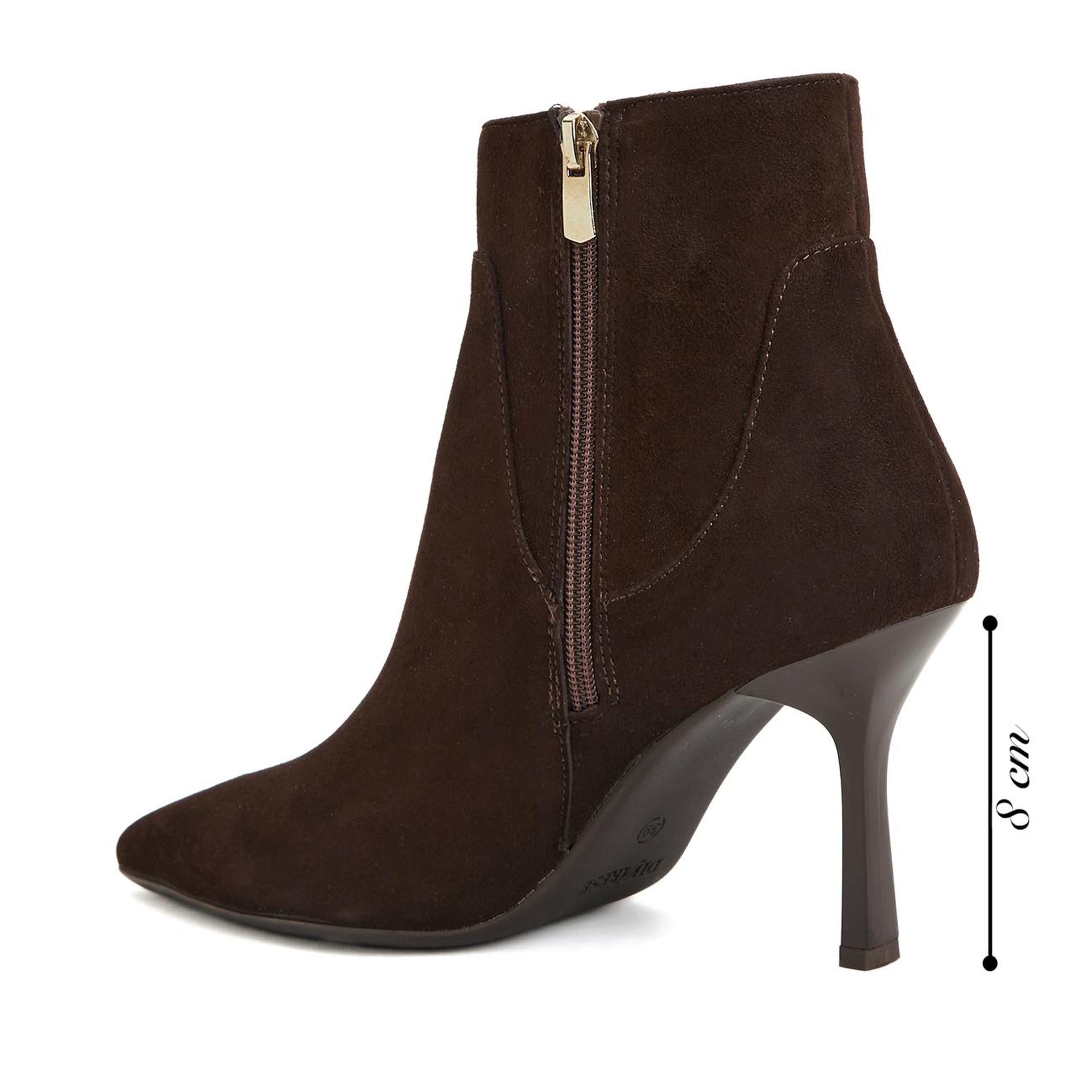 Divarese Kadın Kahverengi Süet Deri Bot