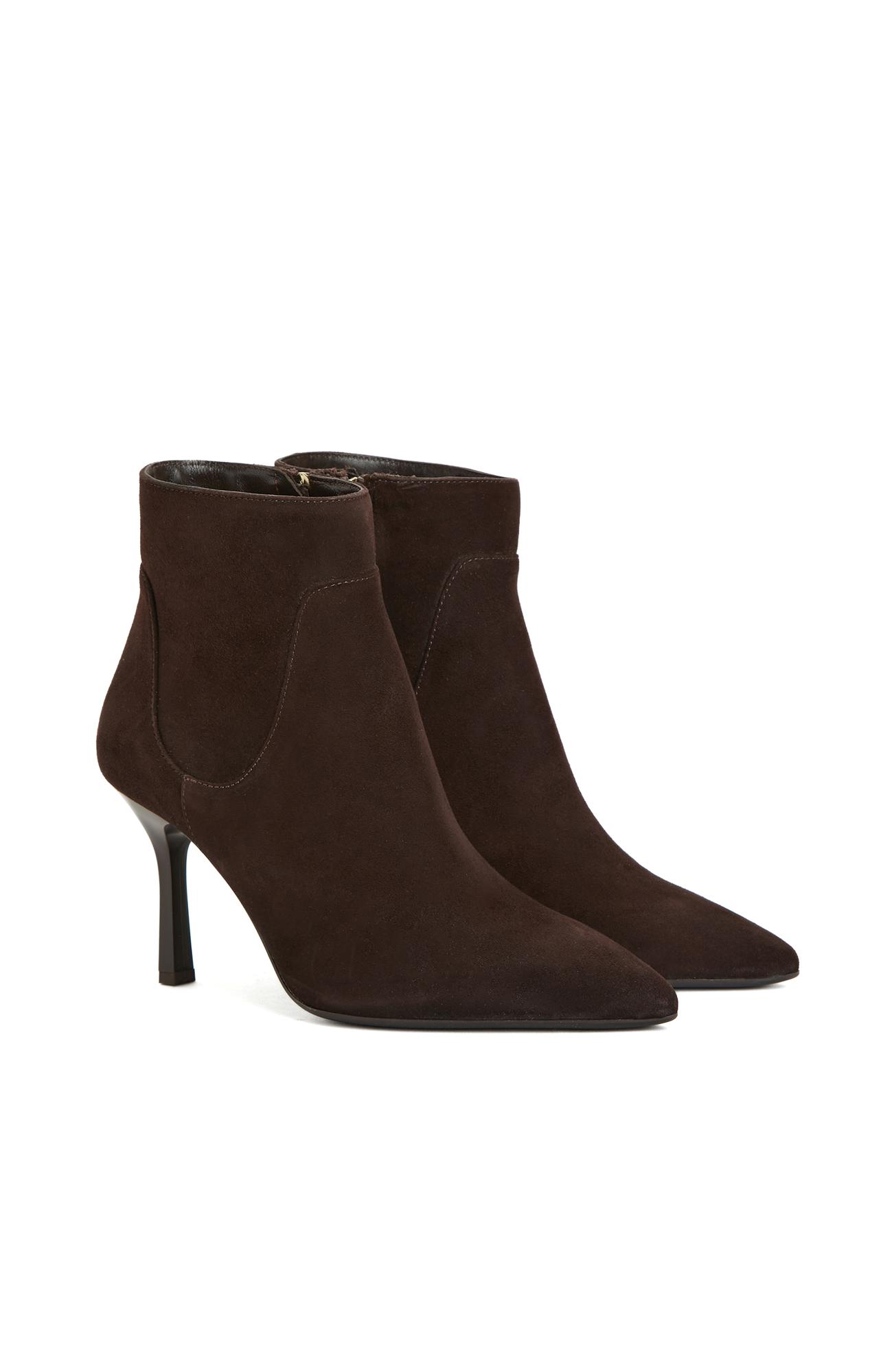 Divarese Kadın Kahverengi Süet Deri Bot