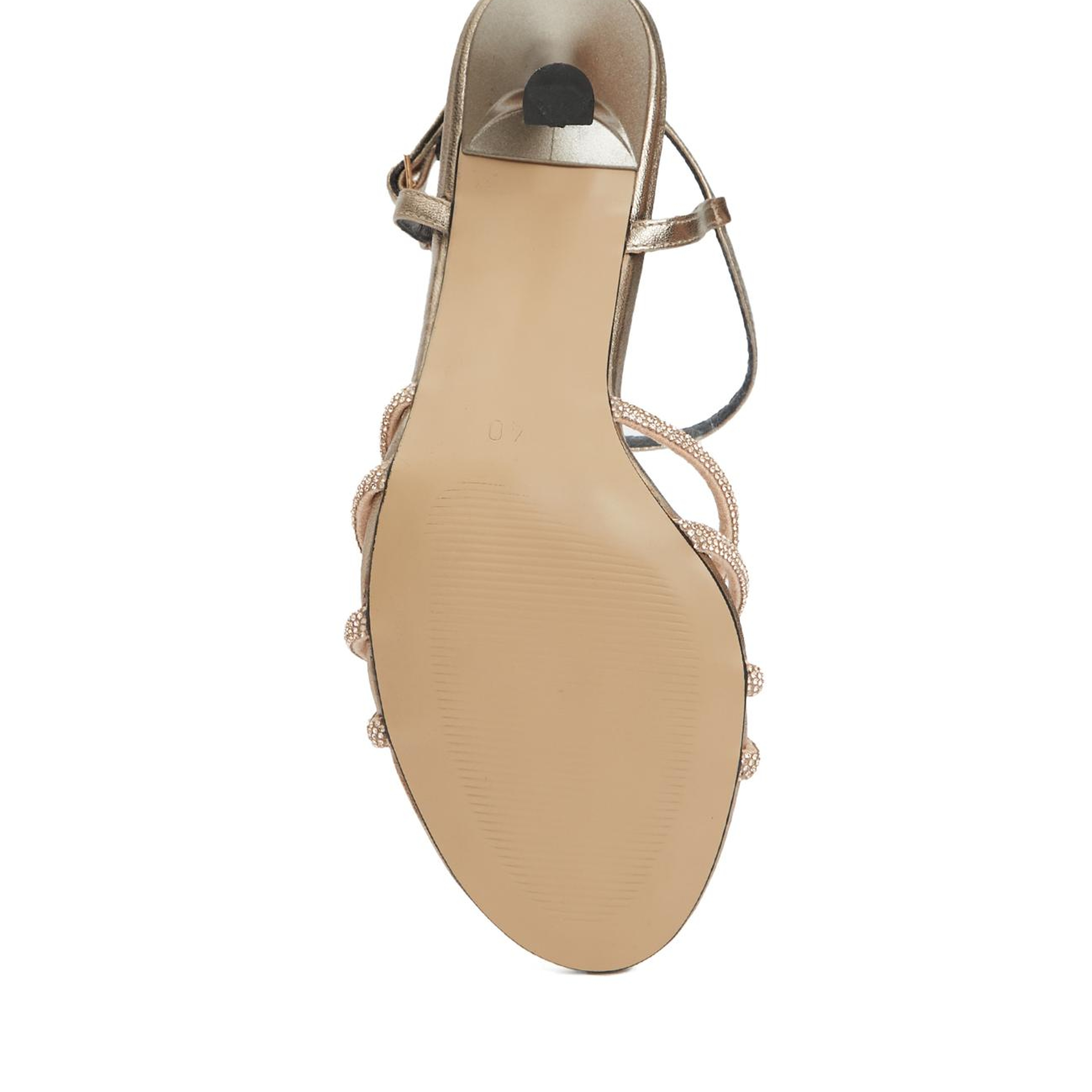 Divarese Kadın Gold Abiye Topuklu Sandalet