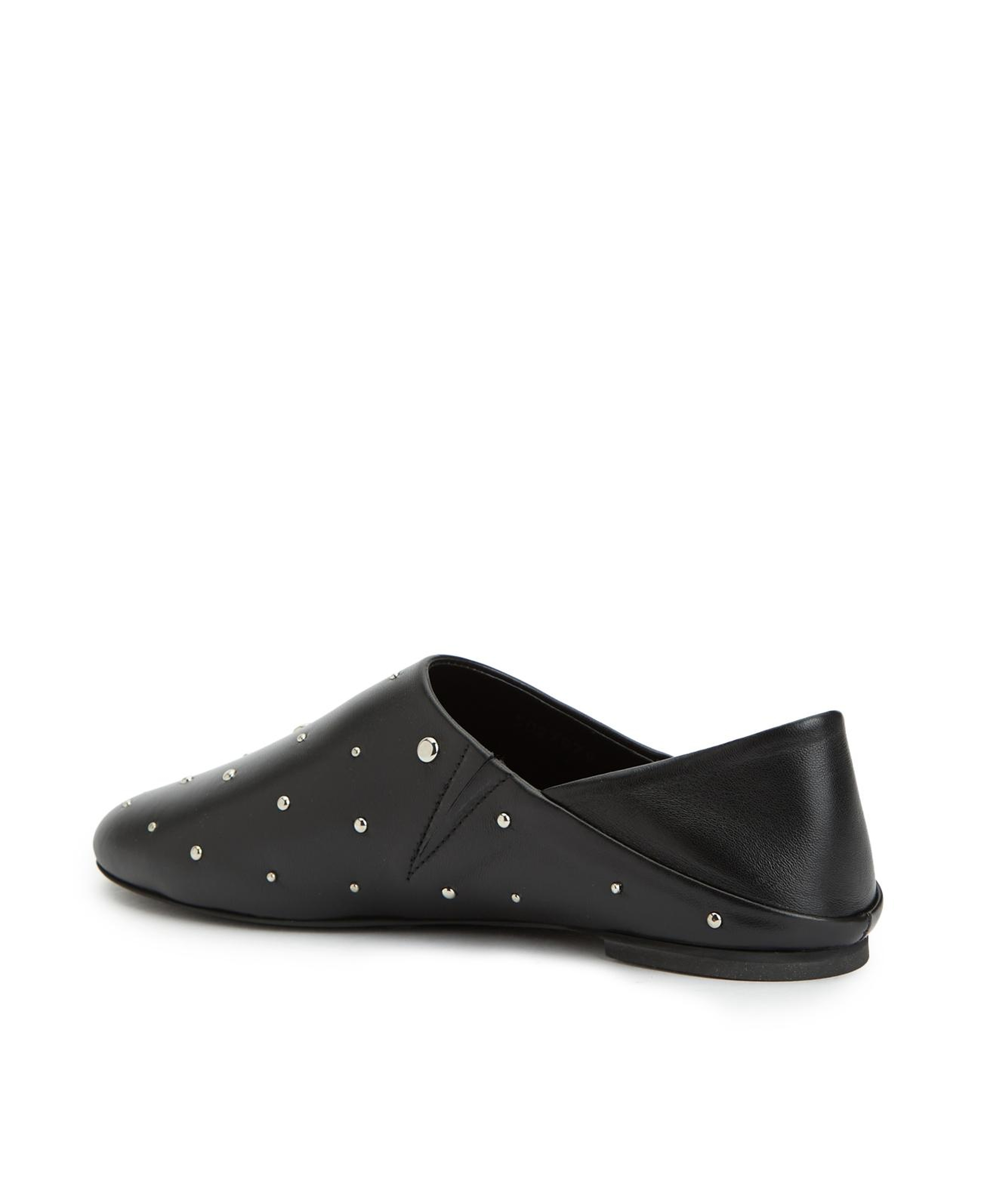 Divarese Kadın Siyah Deri Babet