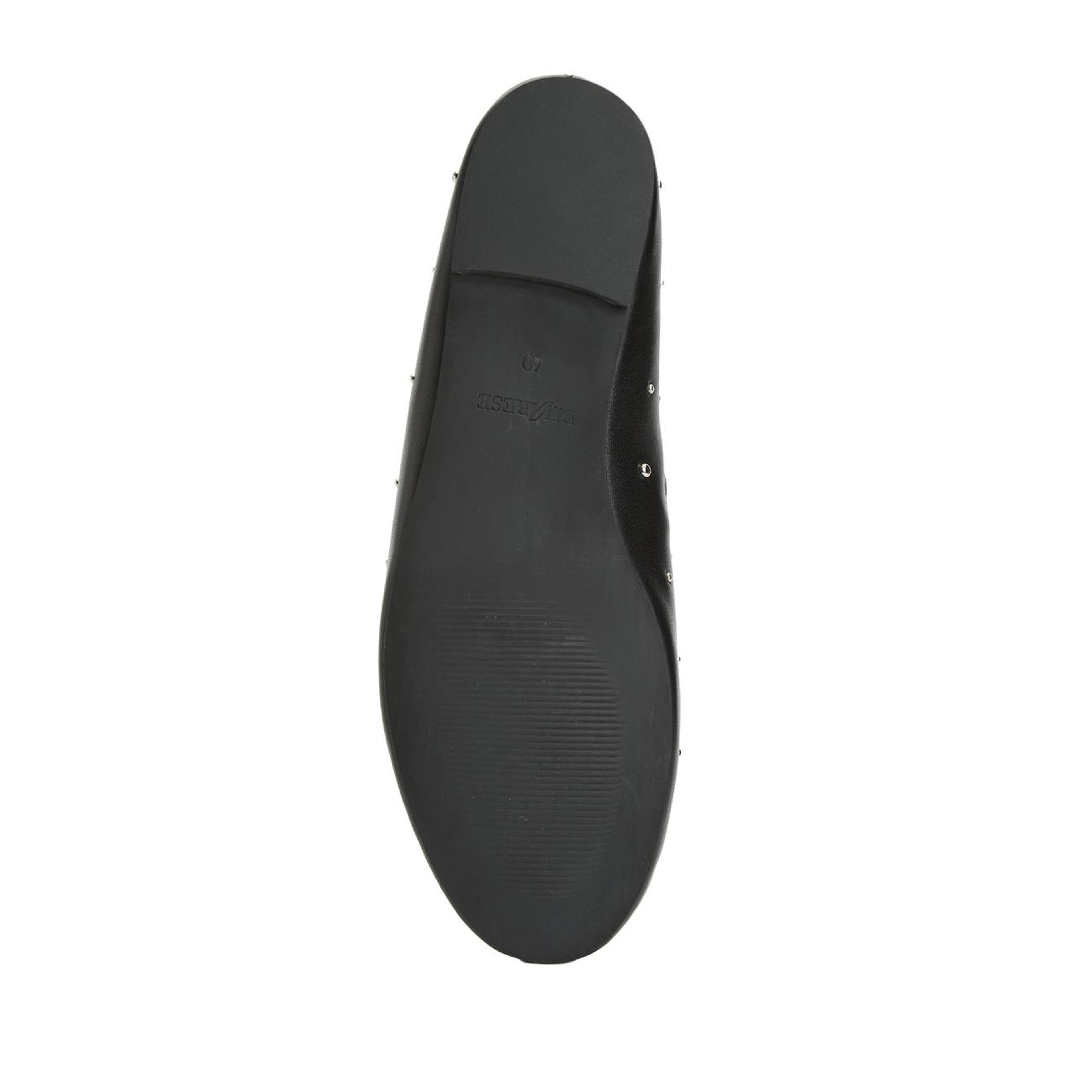 Divarese Kadın Siyah Deri Babet