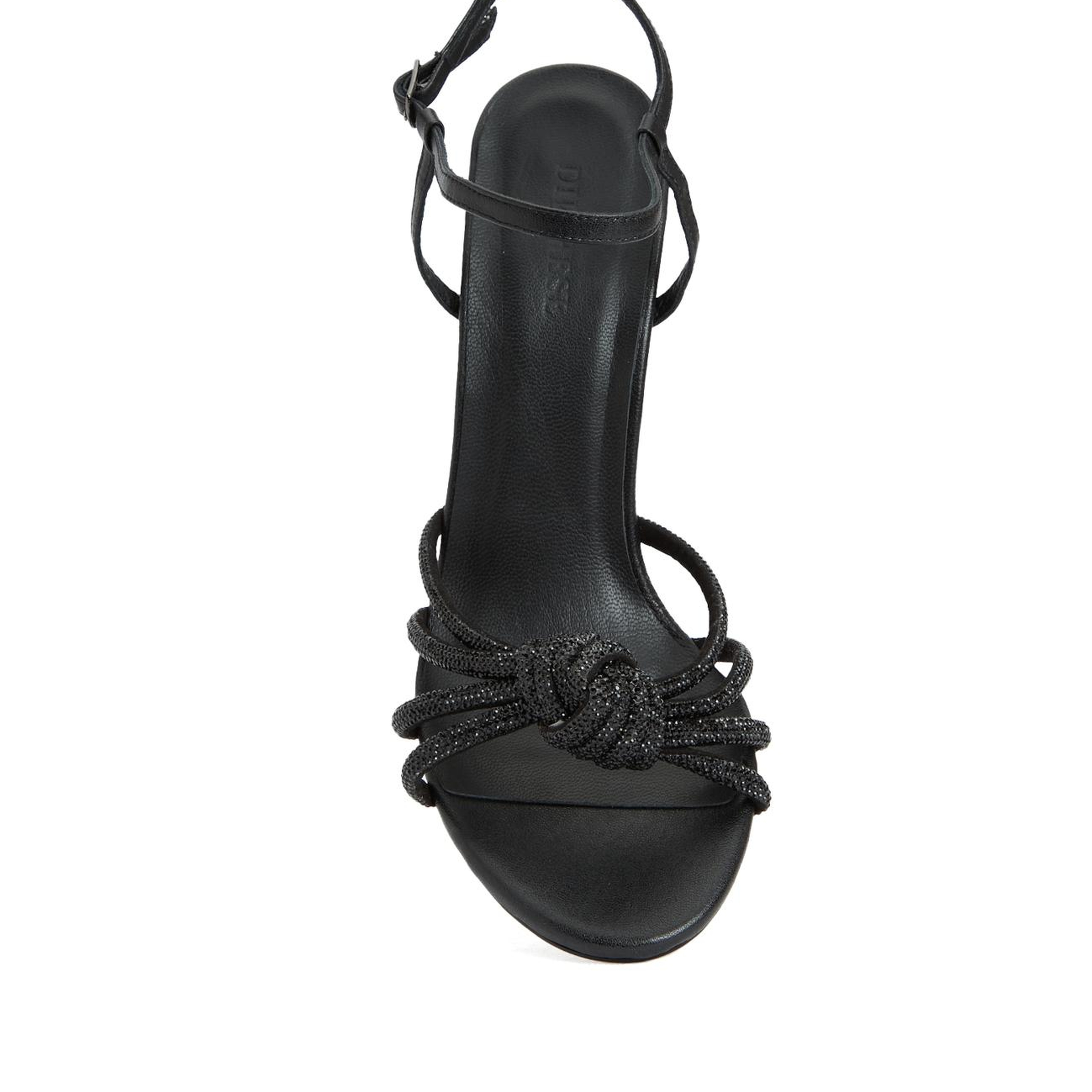 Divarese Kadın Siyah Abiye Topuklu Sandalet