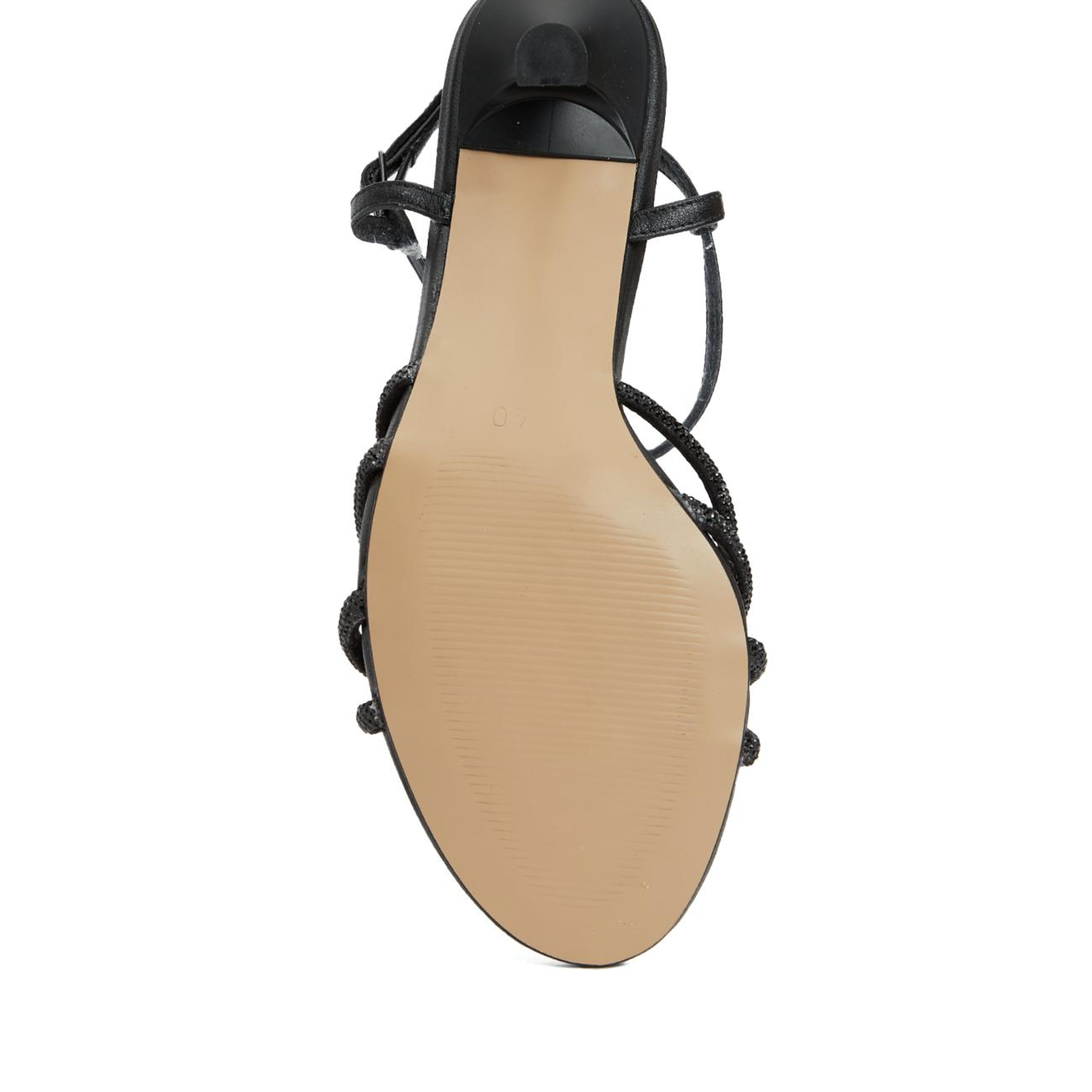 Divarese Kadın Siyah Abiye Topuklu Sandalet