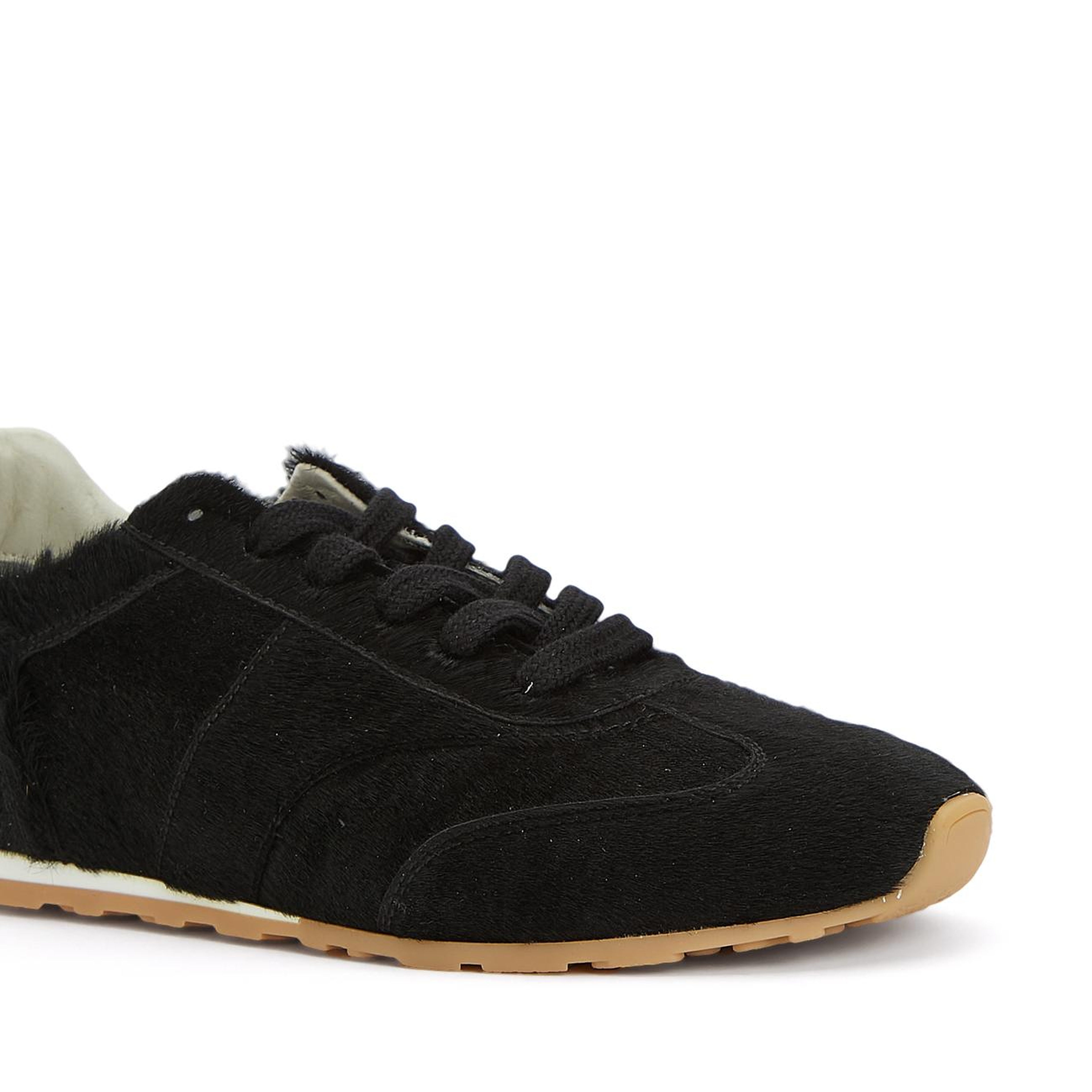 Divarese Kadın Siyah Deri Sneaker