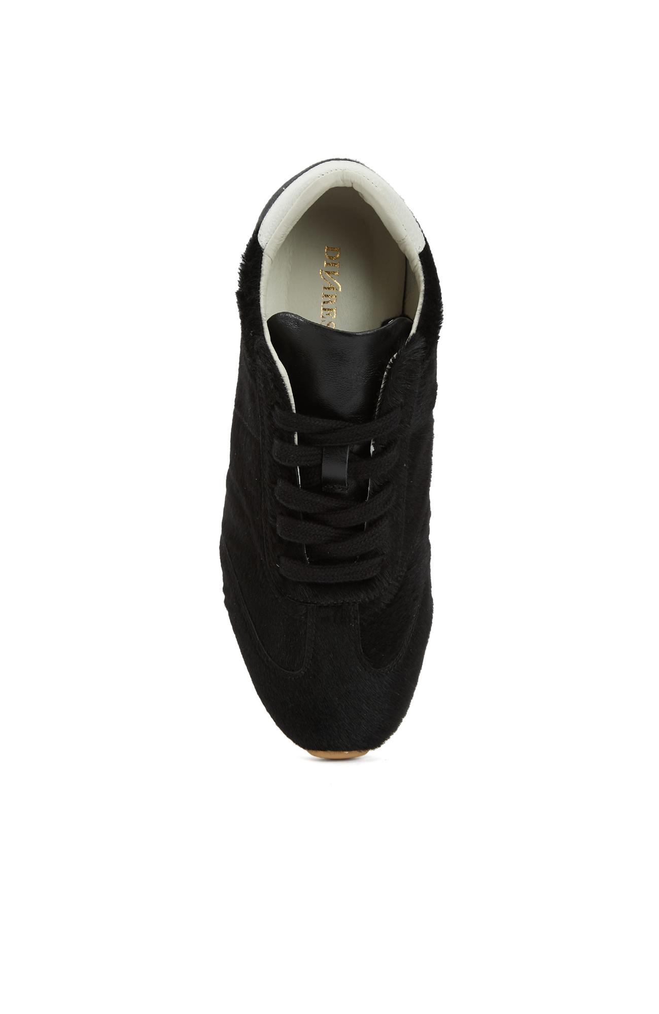 Divarese Kadın Siyah Deri Sneaker