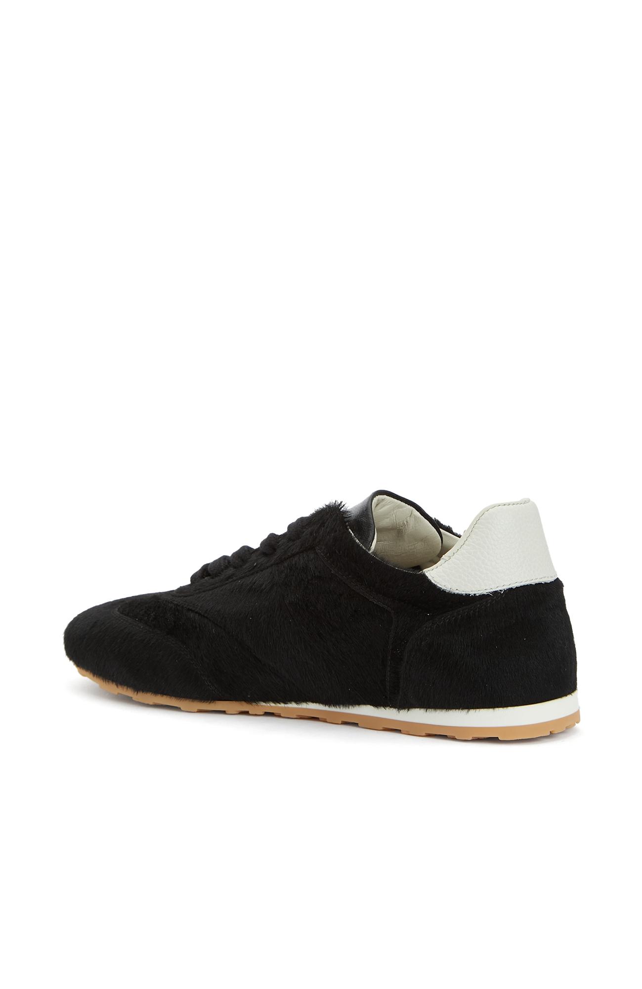 Divarese Kadın Siyah Deri Sneaker