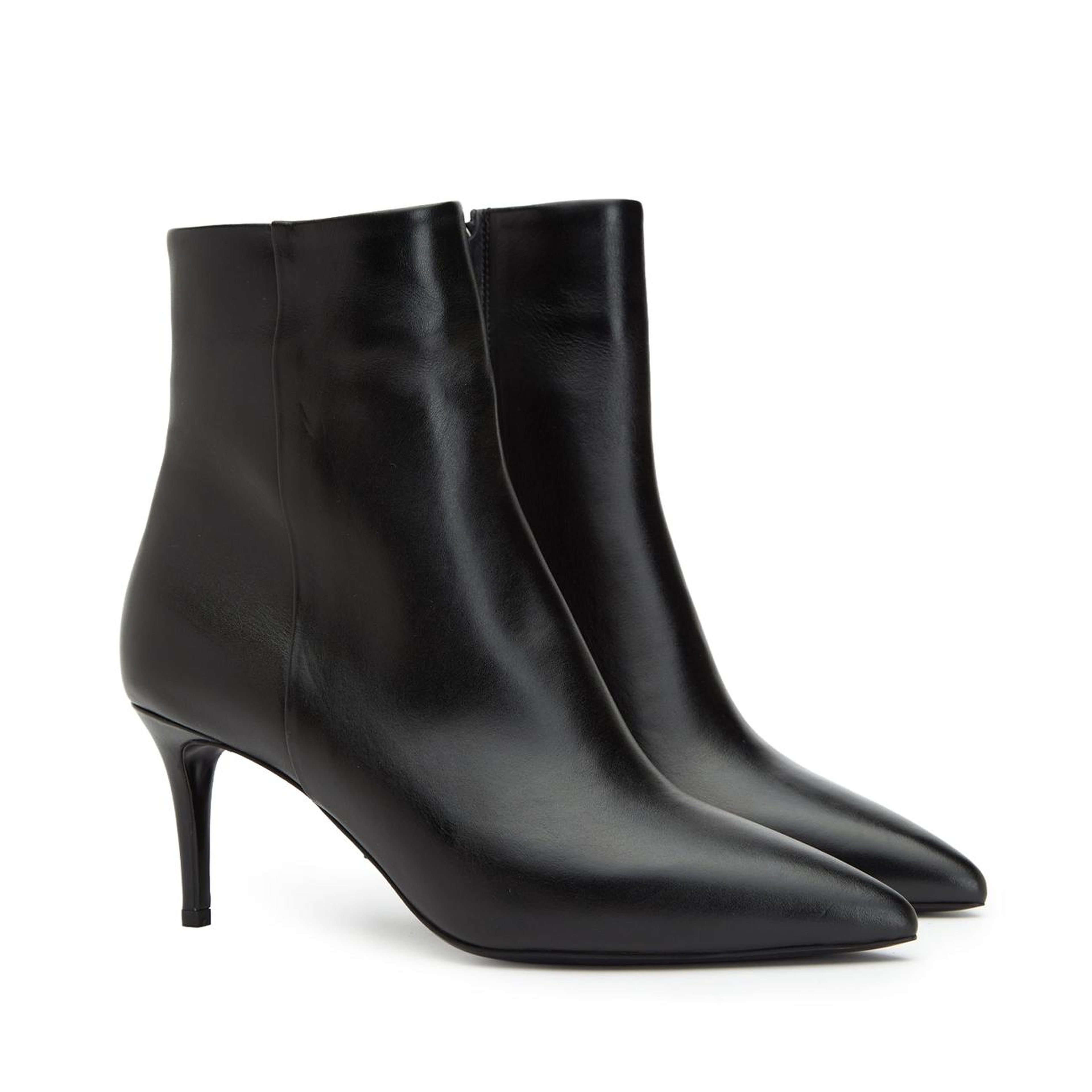 George Hogg Kadın Siyah Topuklu Deri Bot