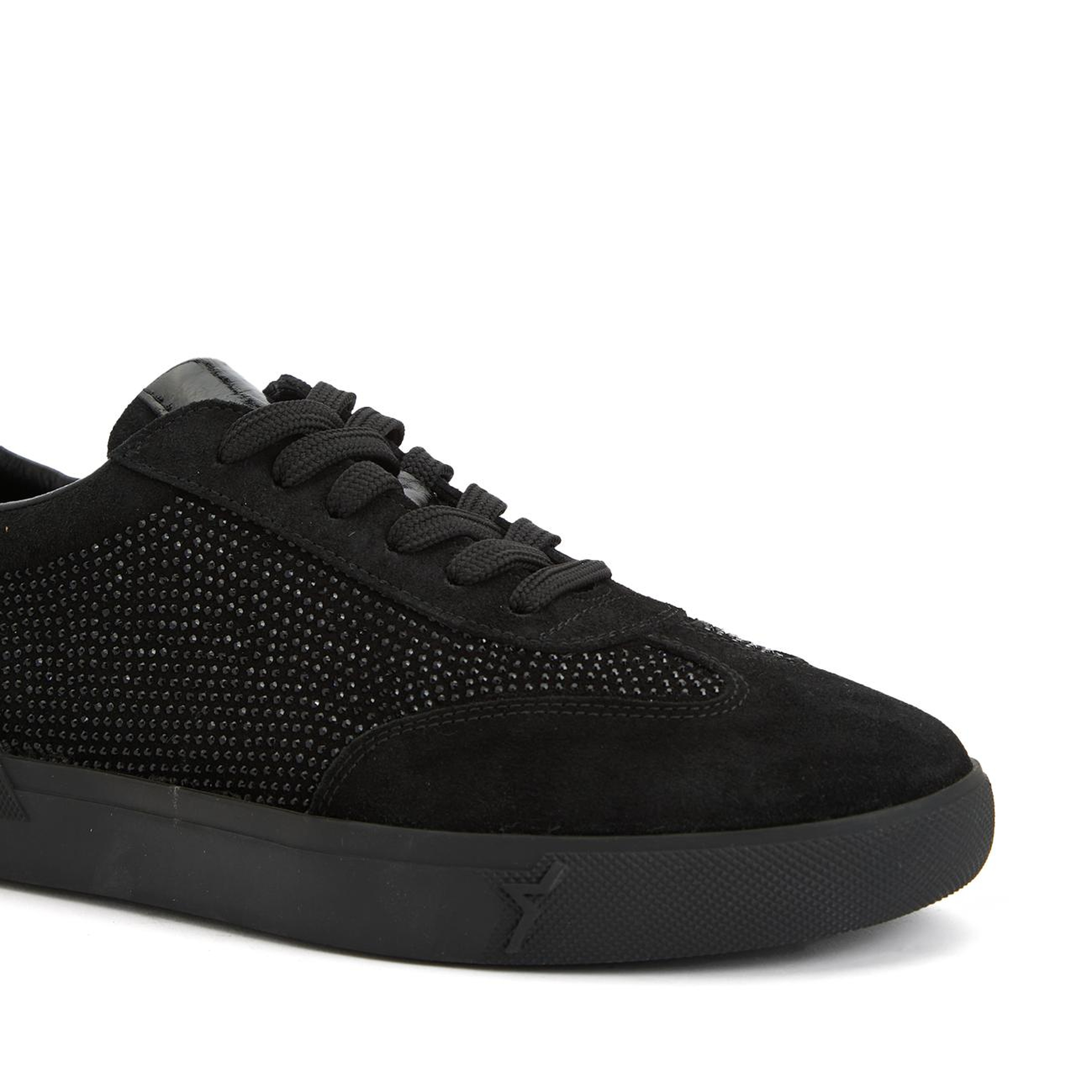 Divarese Kadın Siyah Süet Sneaker