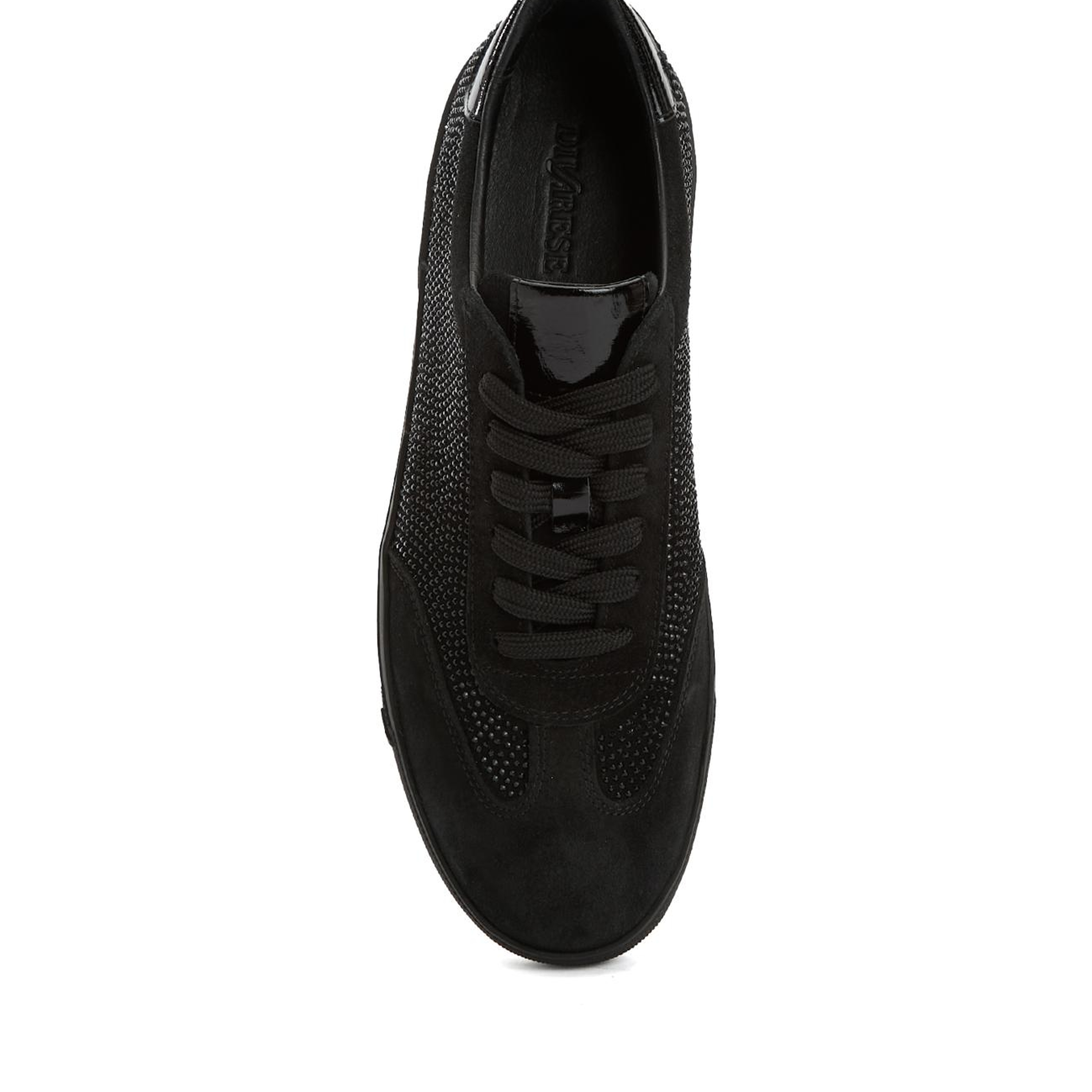 Divarese Kadın Siyah Süet Sneaker